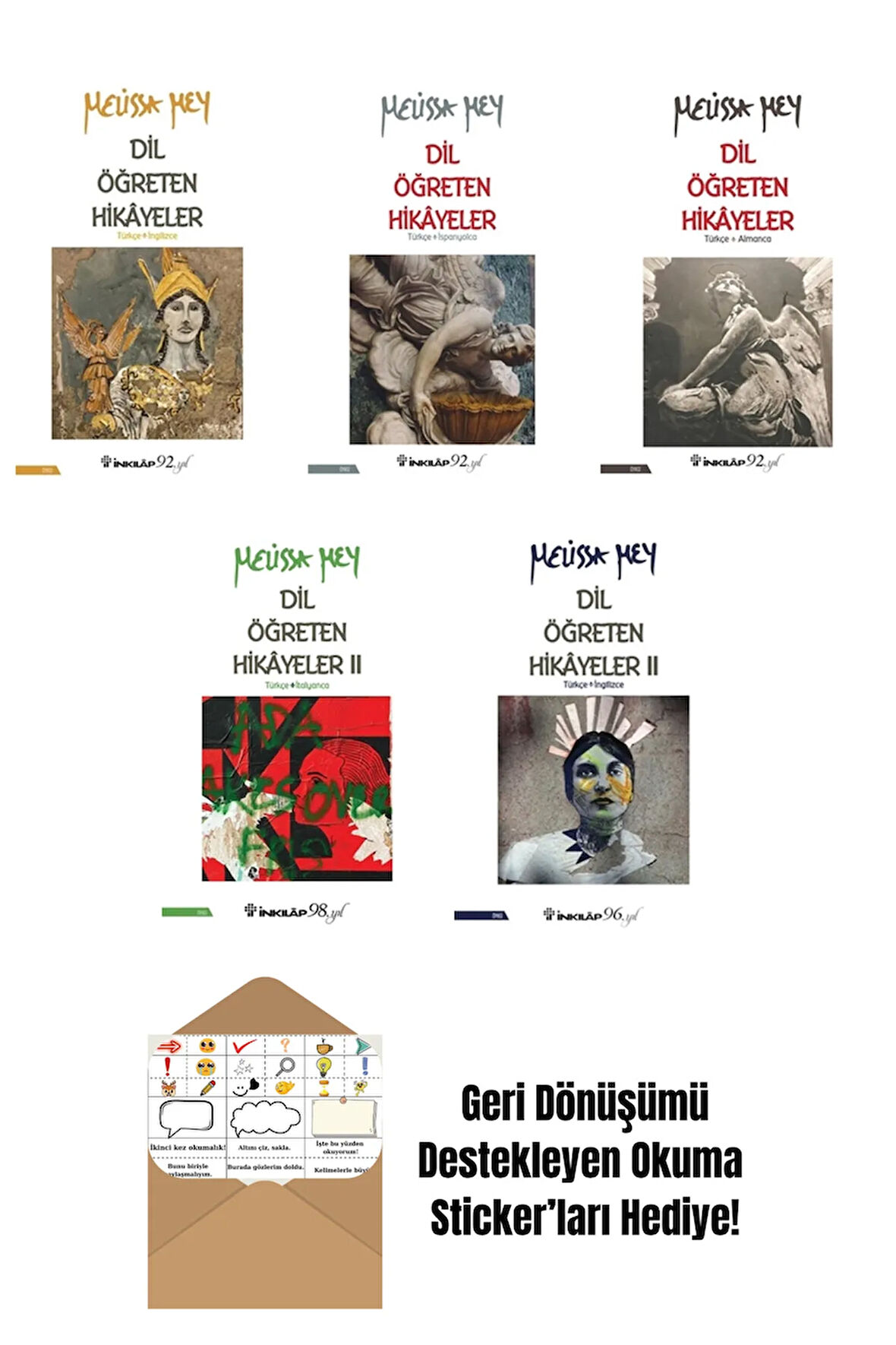 Melissa Mey 5 Kitap Seti + Okuma Sticker'ları