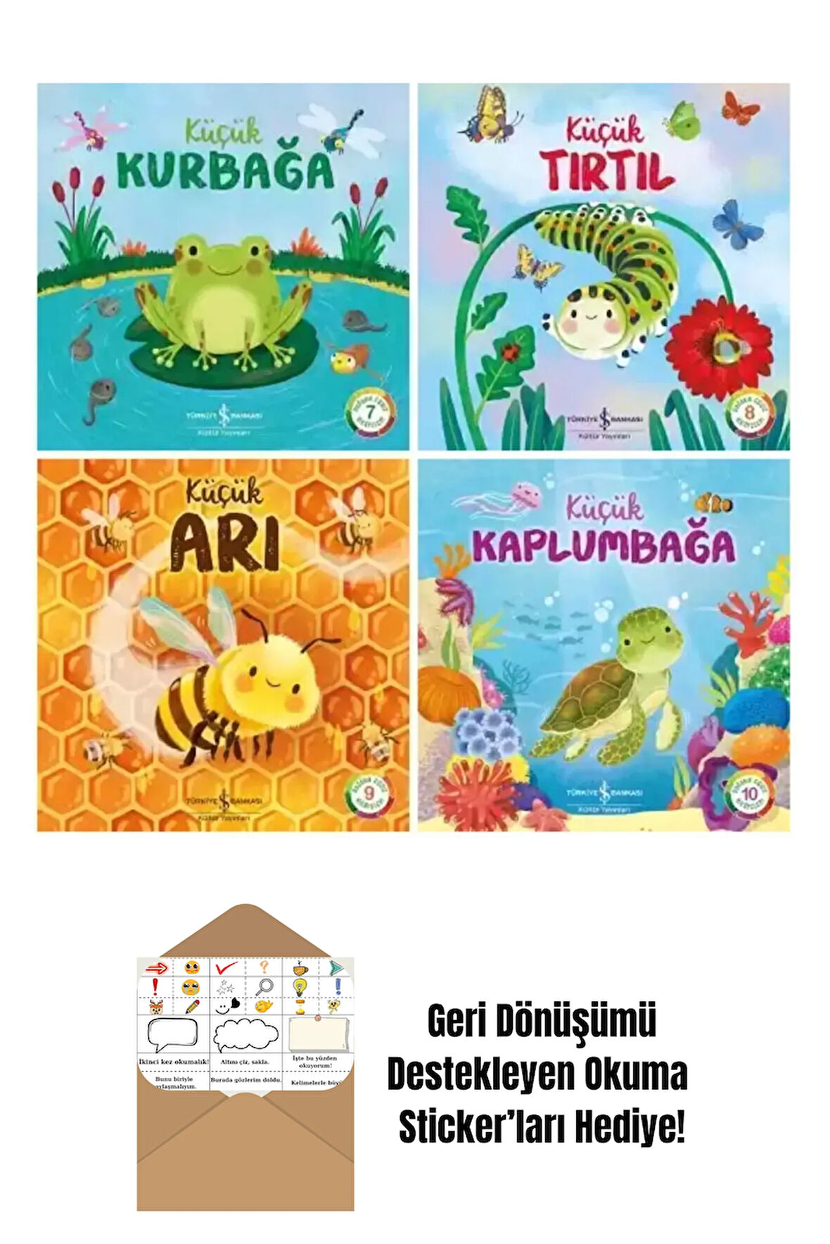 Doğanın Eşsiz Hikayeleri Seti 4 Kitap + Okuma Sticker'ları