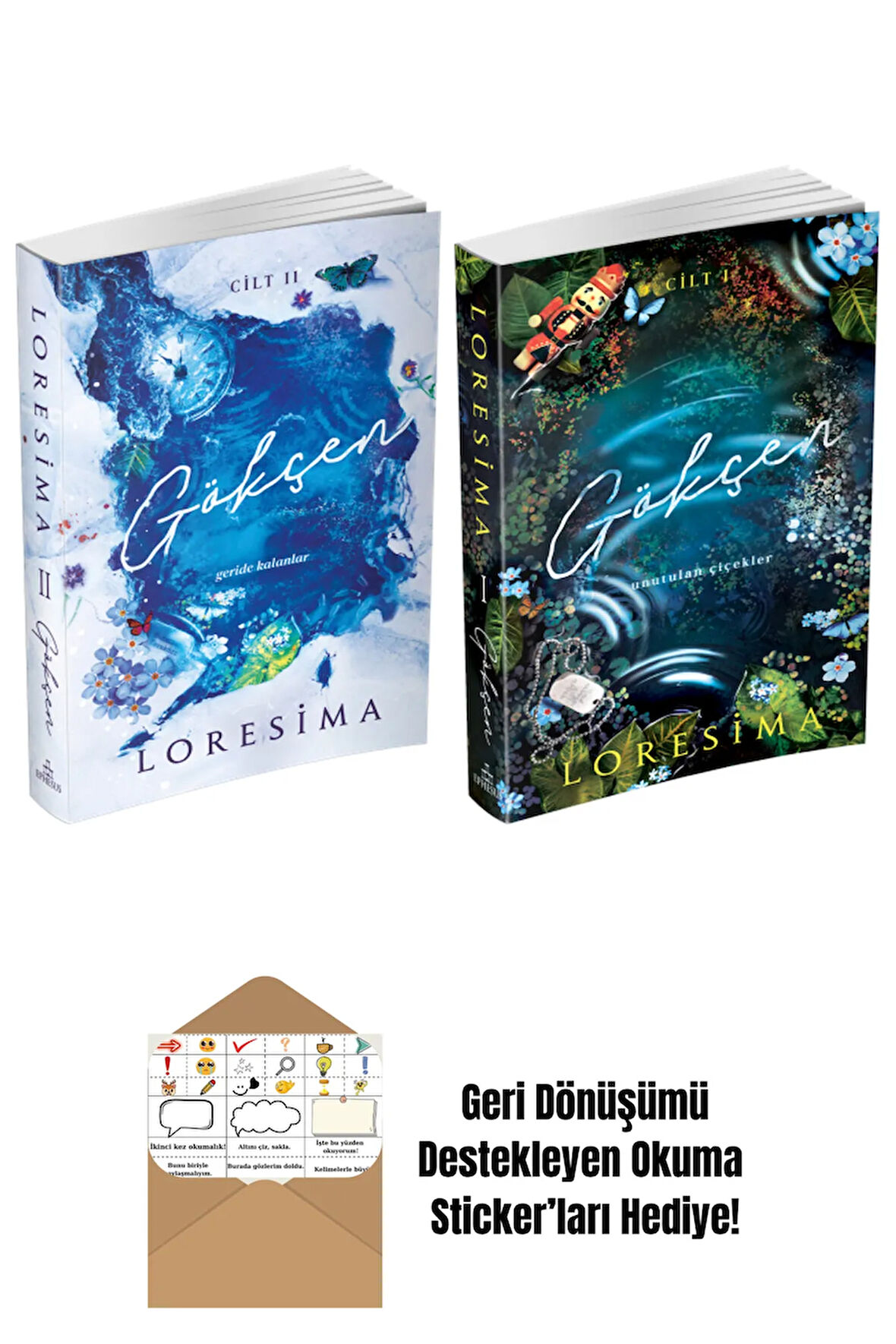Loresima 2 Kitap Seti + Okuma Sticker'ları