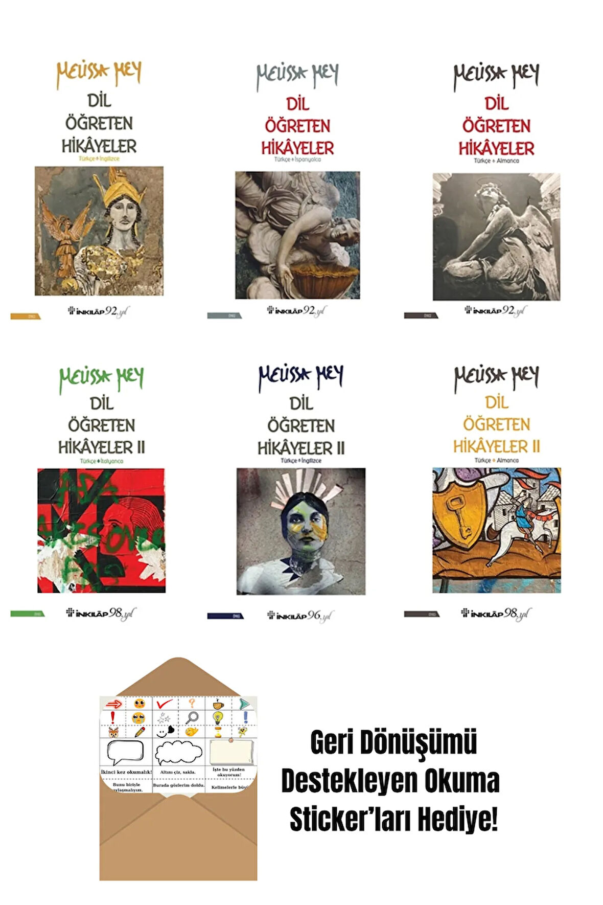 Melissa Mey 6 Kitap Seti + Okuma Sticker'ları