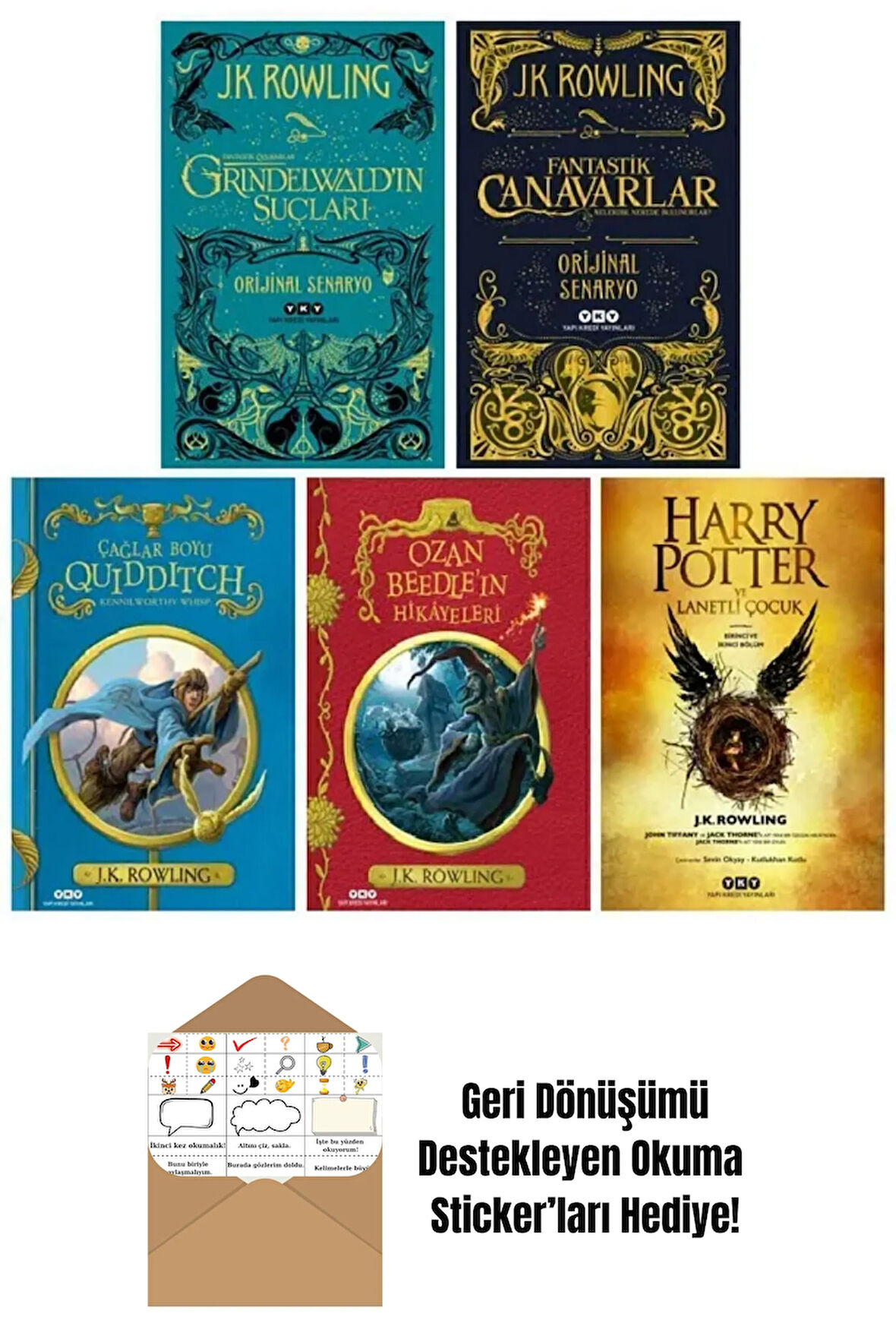 Oğuz Atay Seti 7 Kitap + Okuma Sticker'ları