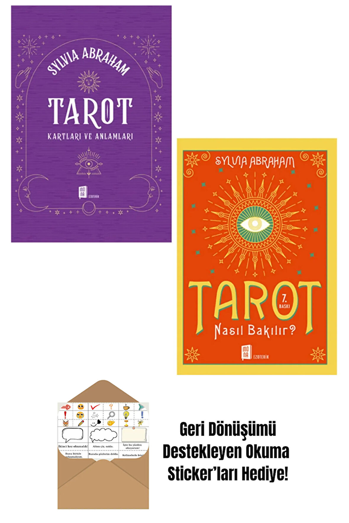 Sylvia Abraham 2 Kitap Set + Okuma Sticker'ları