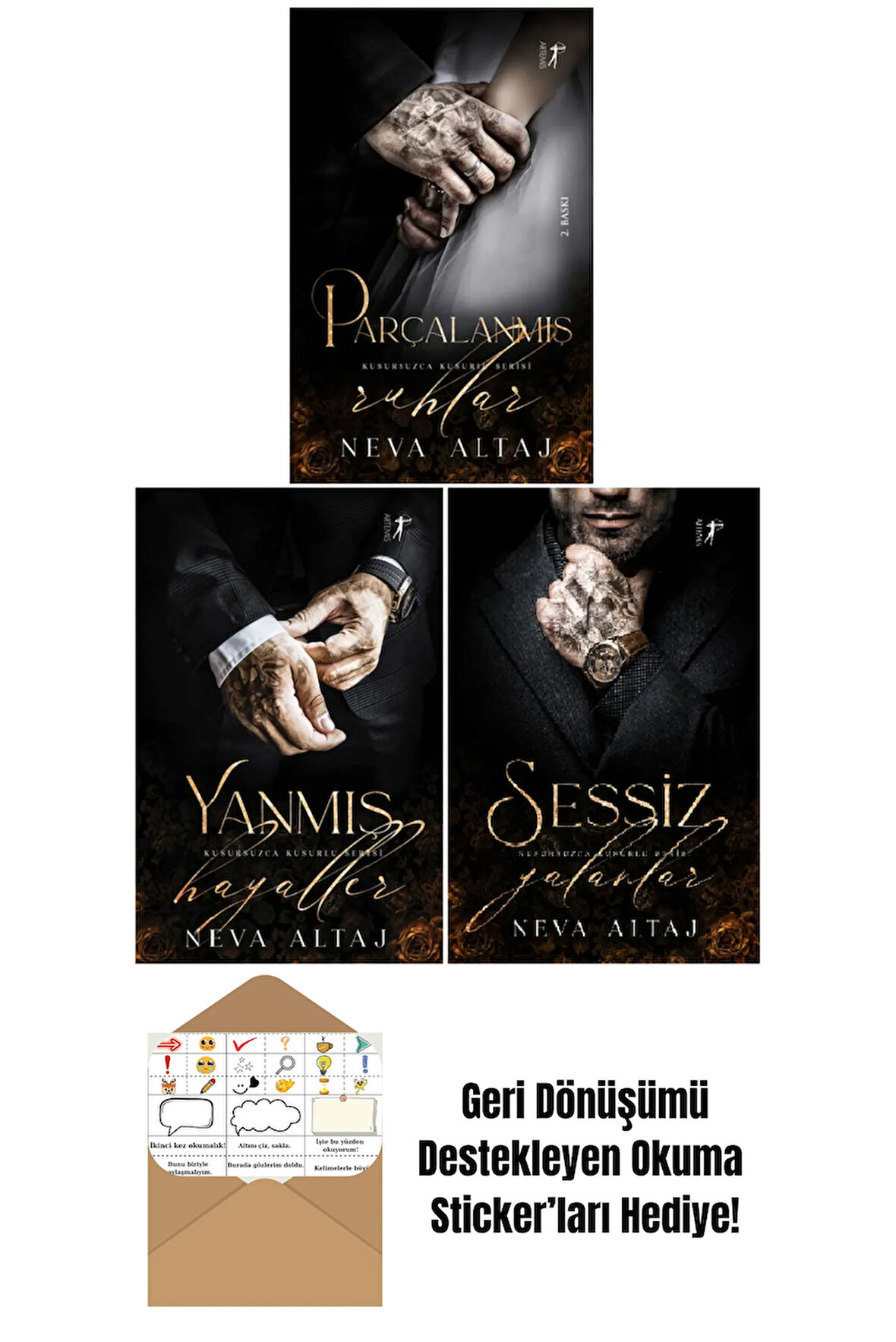 Kusursuzca Kusurlu Serisi 6-7-8 Set + Okuma Sticker'ları