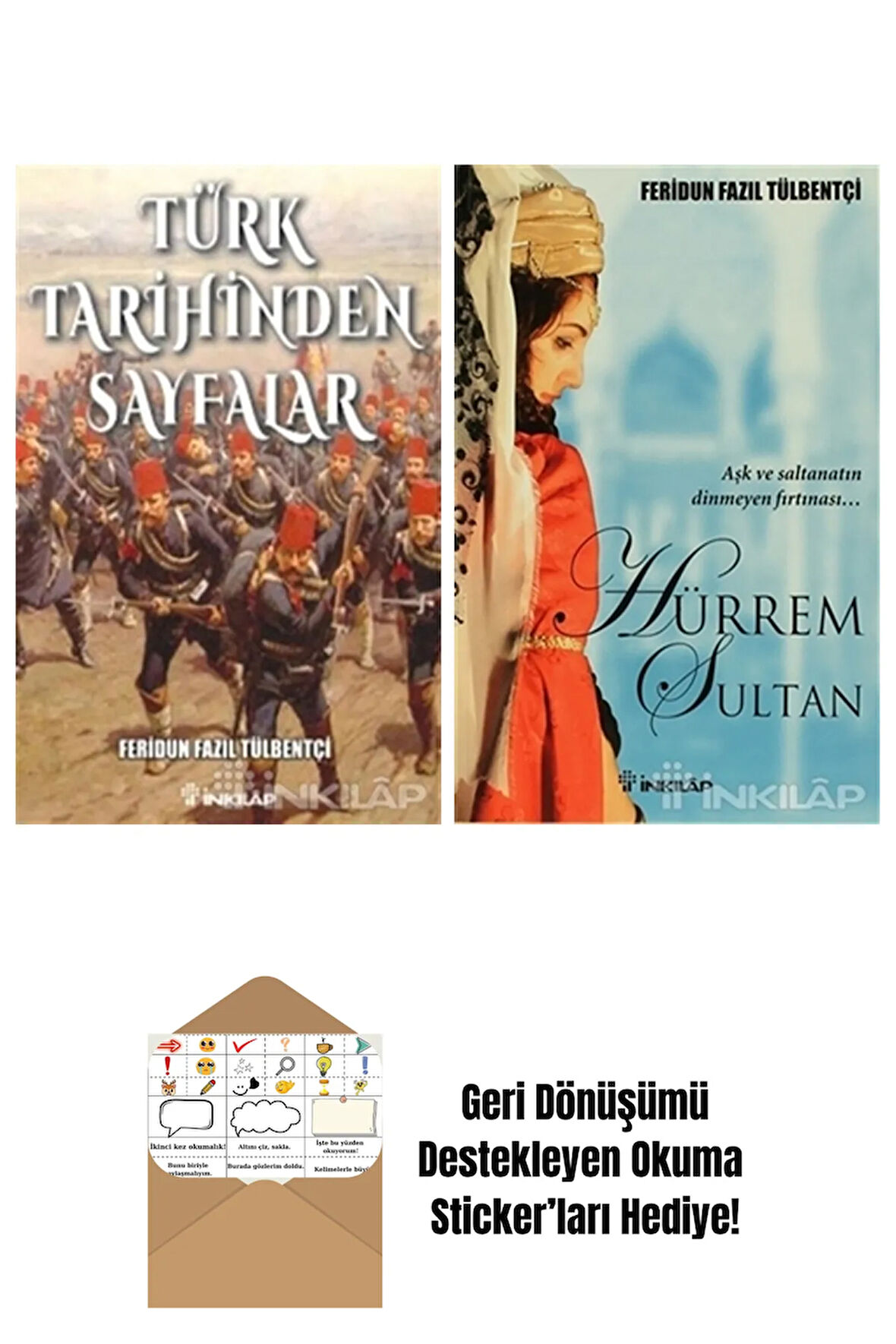 Feridun Fazıl Tülbentçi 2 Kitap Seti + Okuma Sticker'ları