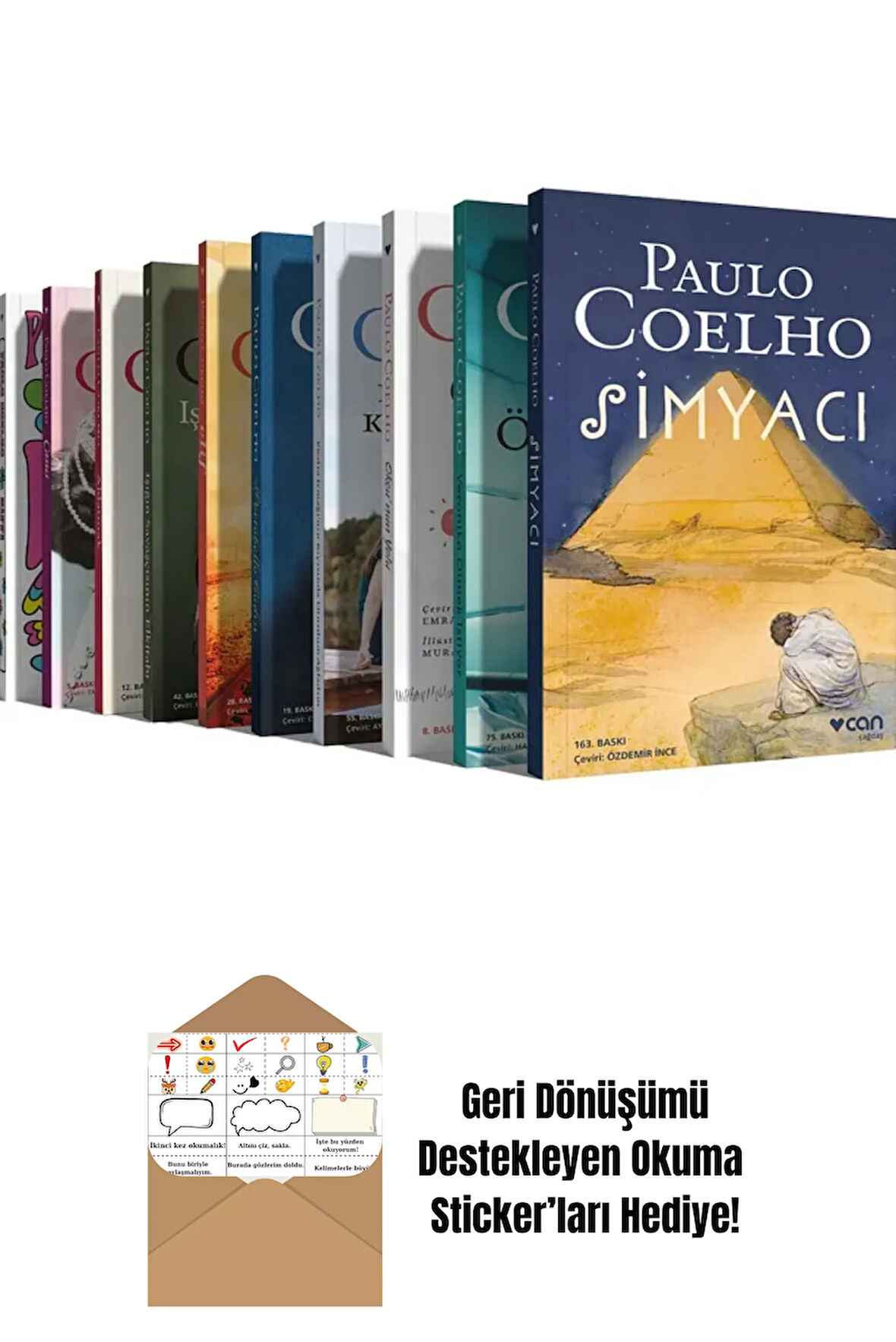 Paulo Coelho Seti (10 KİTAP) + Okuma Sticker'ları