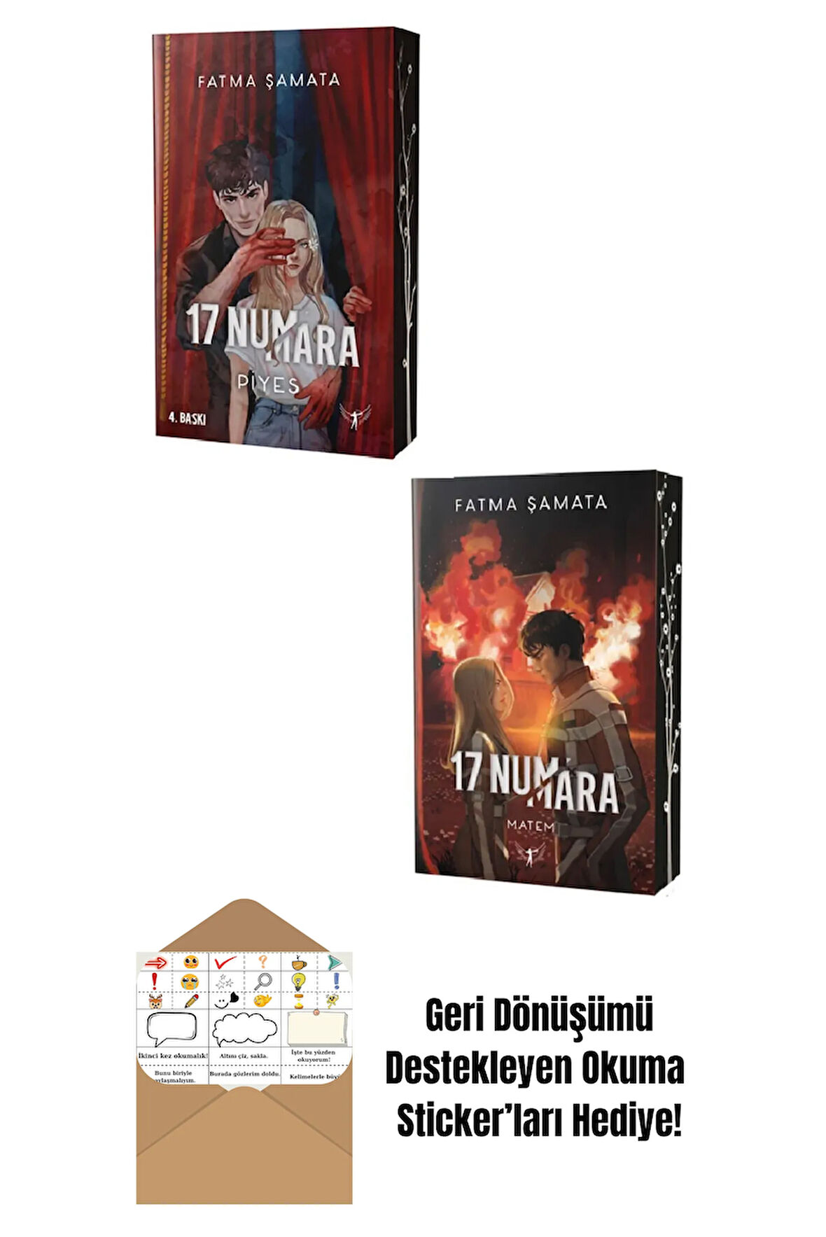 17 Numara 2. ve 3. Kitaplar Seti + Okuma Sticker'ları