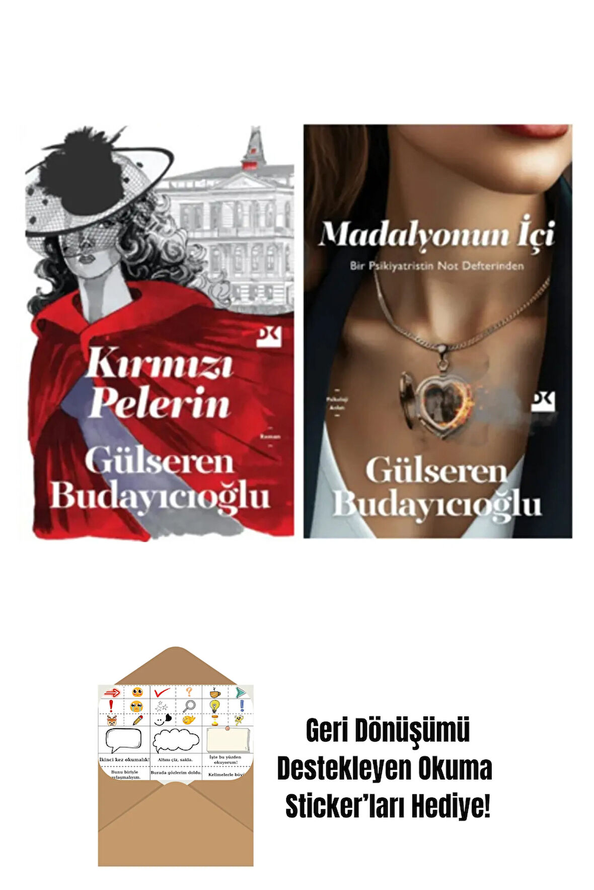 Gülseren Budayıcıoğlu 2 Kitap + Okuma Sticker'ları