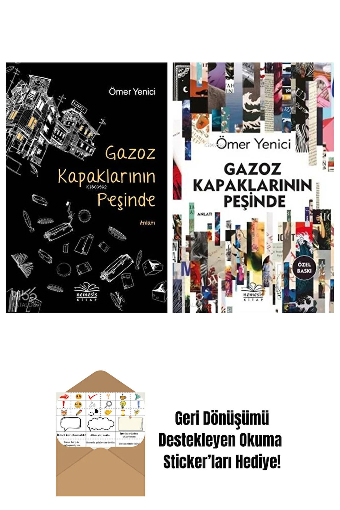 Ömer Yenici 2 Kitap Seti + Okuma Sticker'ları