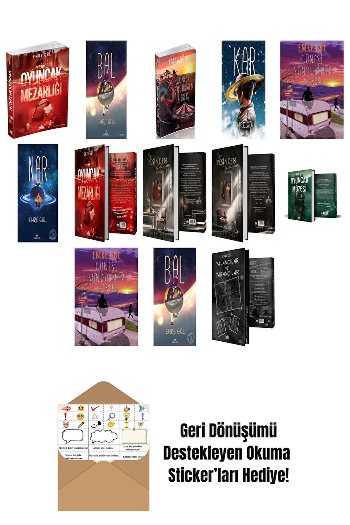 Emre Gül 13 Kitap Seti + Okuma Sticker'ları