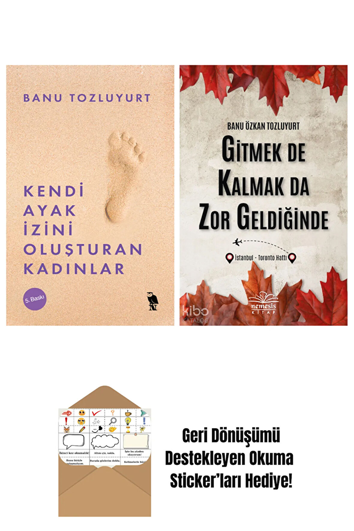 Banu Özkan Tozluyurt 2 Kitap Seti + Okuma Sticker'ları