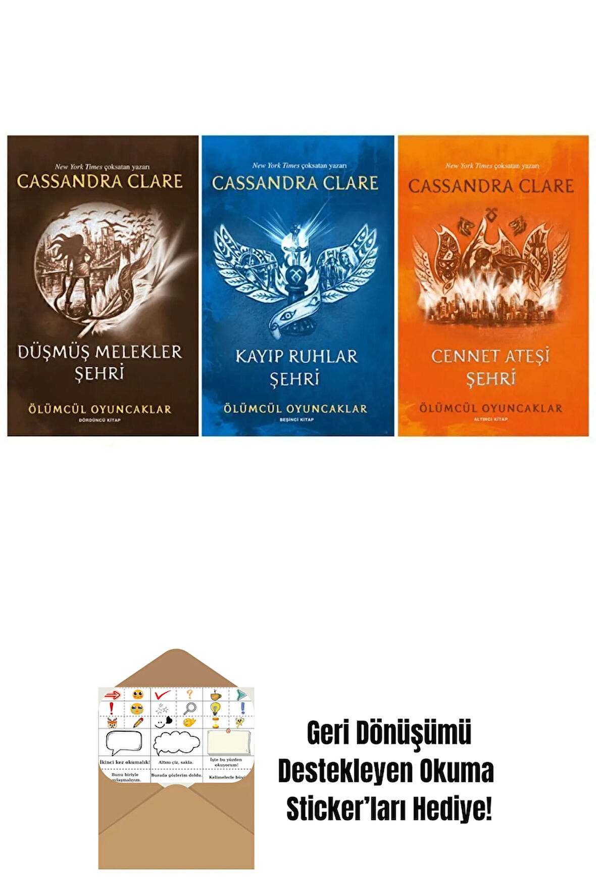 Ölümcül Oyuncaklar Serisi 4-5-6. Kitaplar + Okuma Sticker'ları