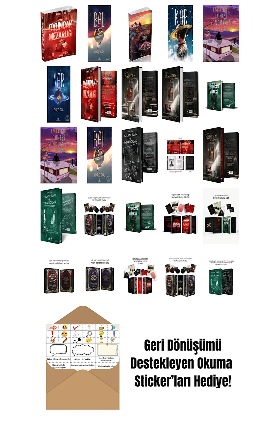 Emre Gül 25 Kitap Seti + Okuma Sticker'ları