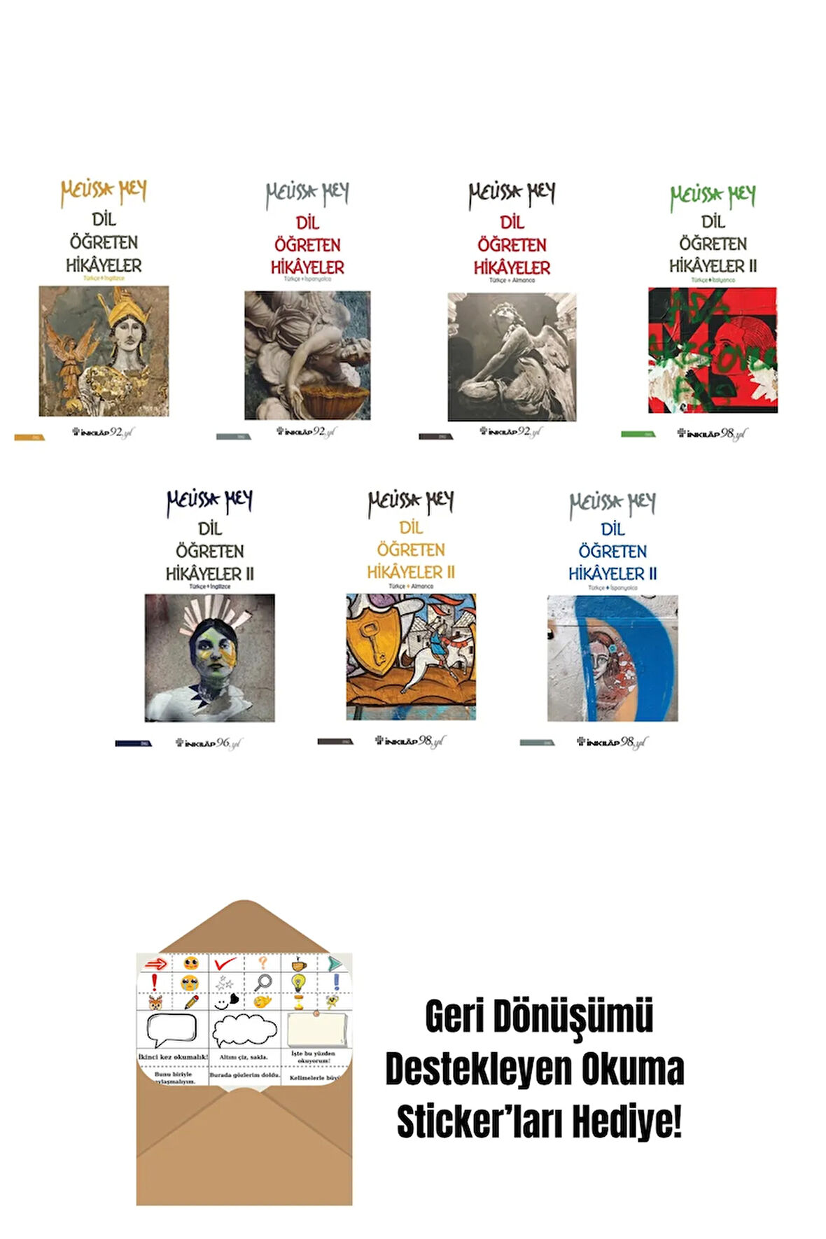 Melissa Mey 7 Kitap Seti + Okuma Sticker'ları