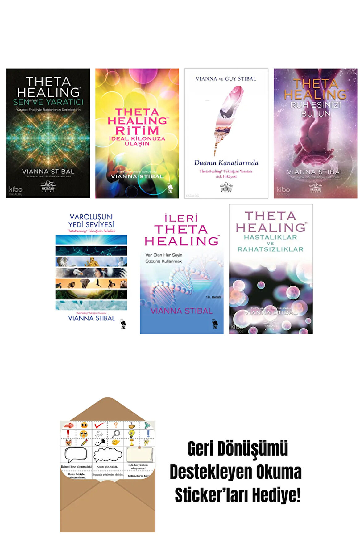 Vianna Stibal 7 Kitap Seti + Okuma Sticker'ları