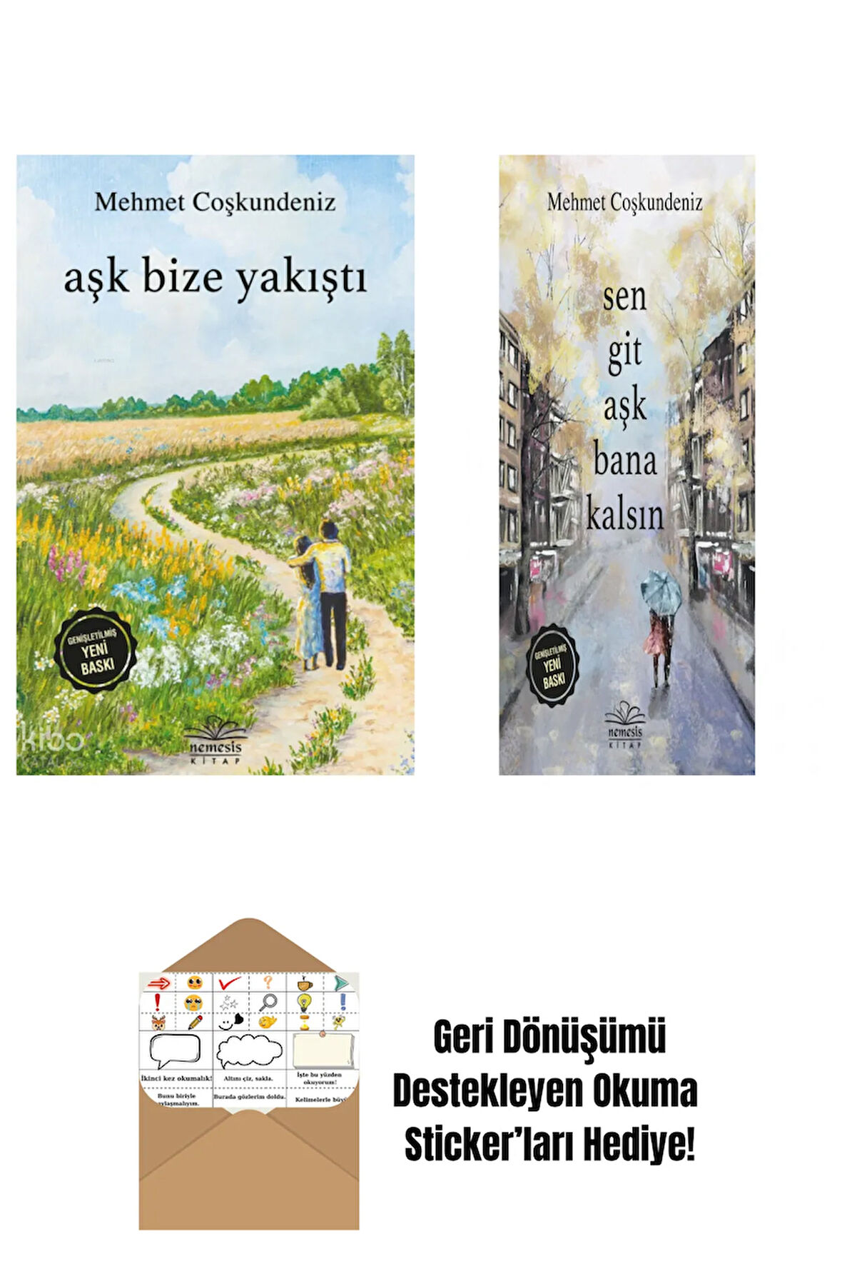 Mehmet Coşkundeniz 2 Kitap Seti + Okuma Sticker'ları