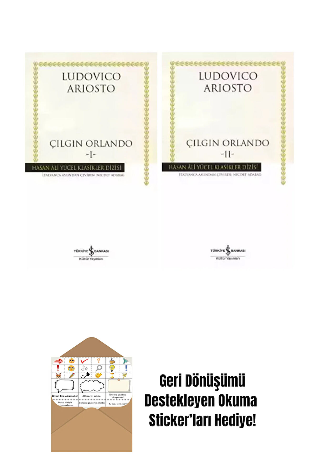 Çılgın Orlando 1-2 Set + Okuma Sticker'ları