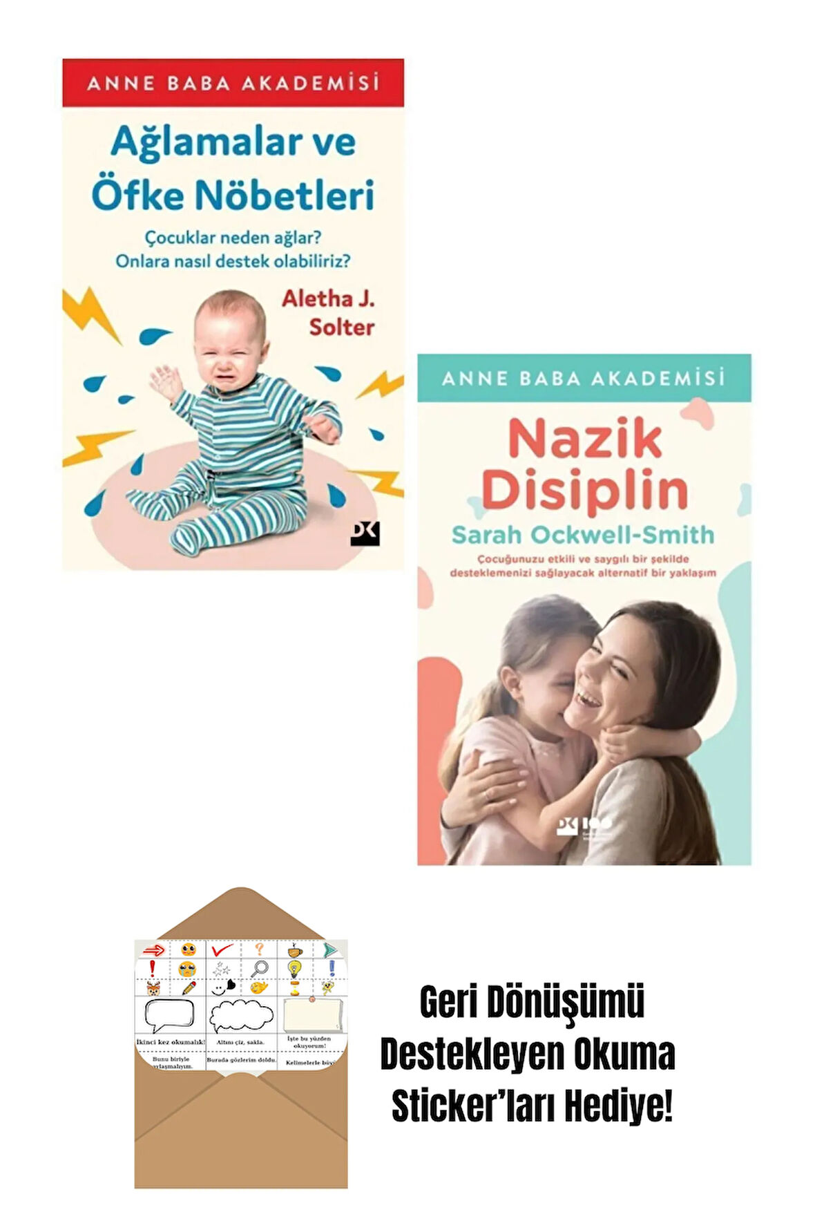 Anne Baba Akademisi 2 Kitap Set + Okuma Sticker'ları