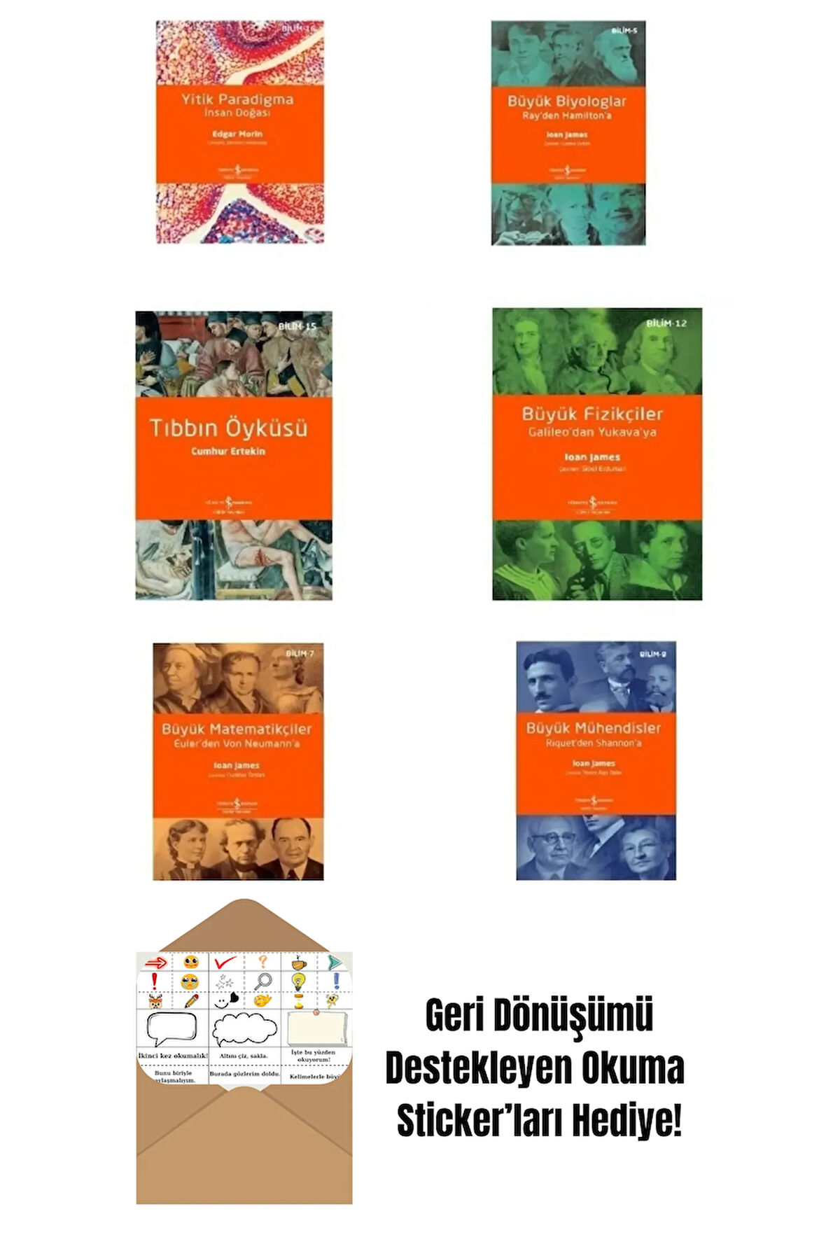 6 Kitap Bilim Seti + Okuma Sticker'ları