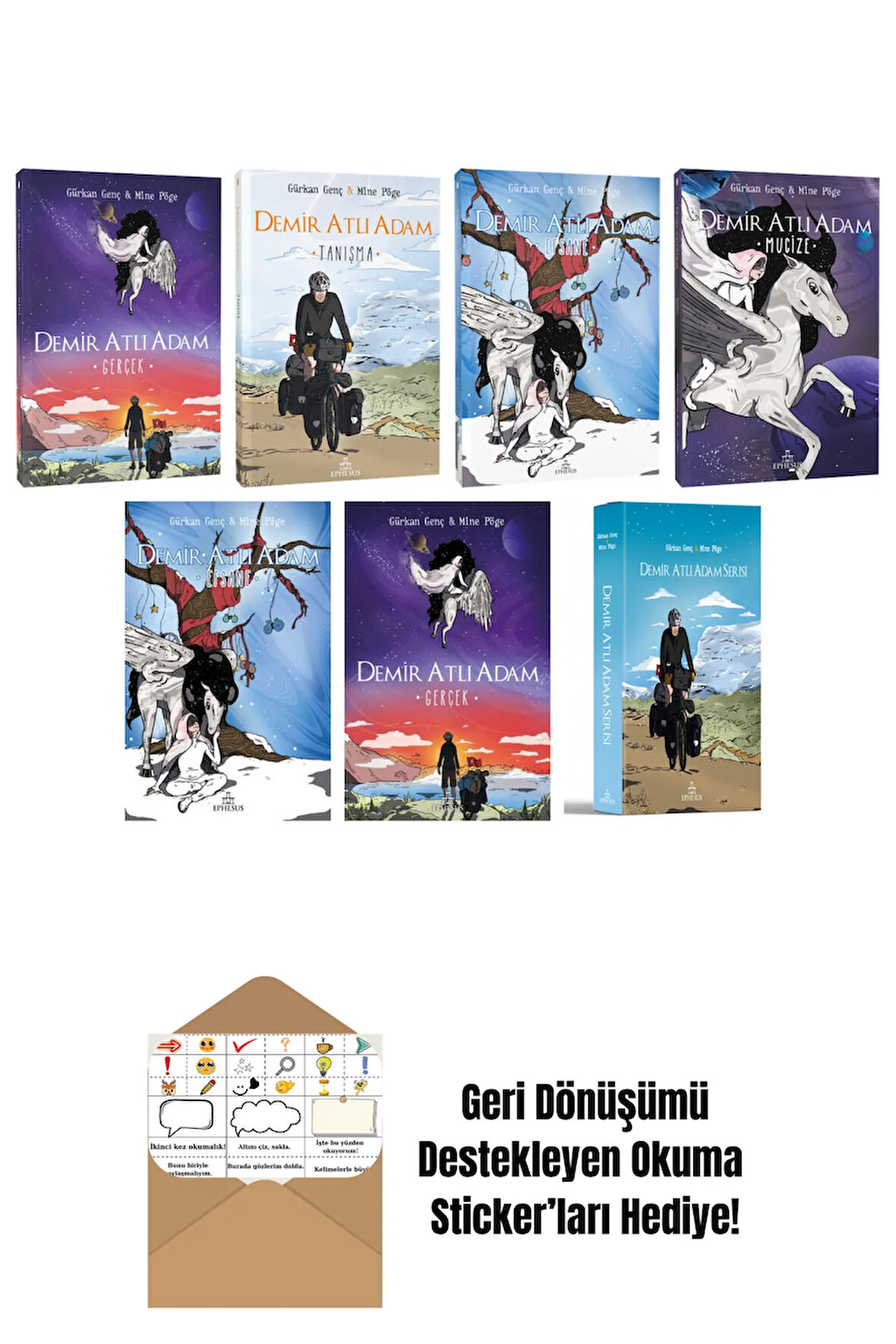 Gürkan Genç 7 Kitap Seti + Okuma Sticker'ları