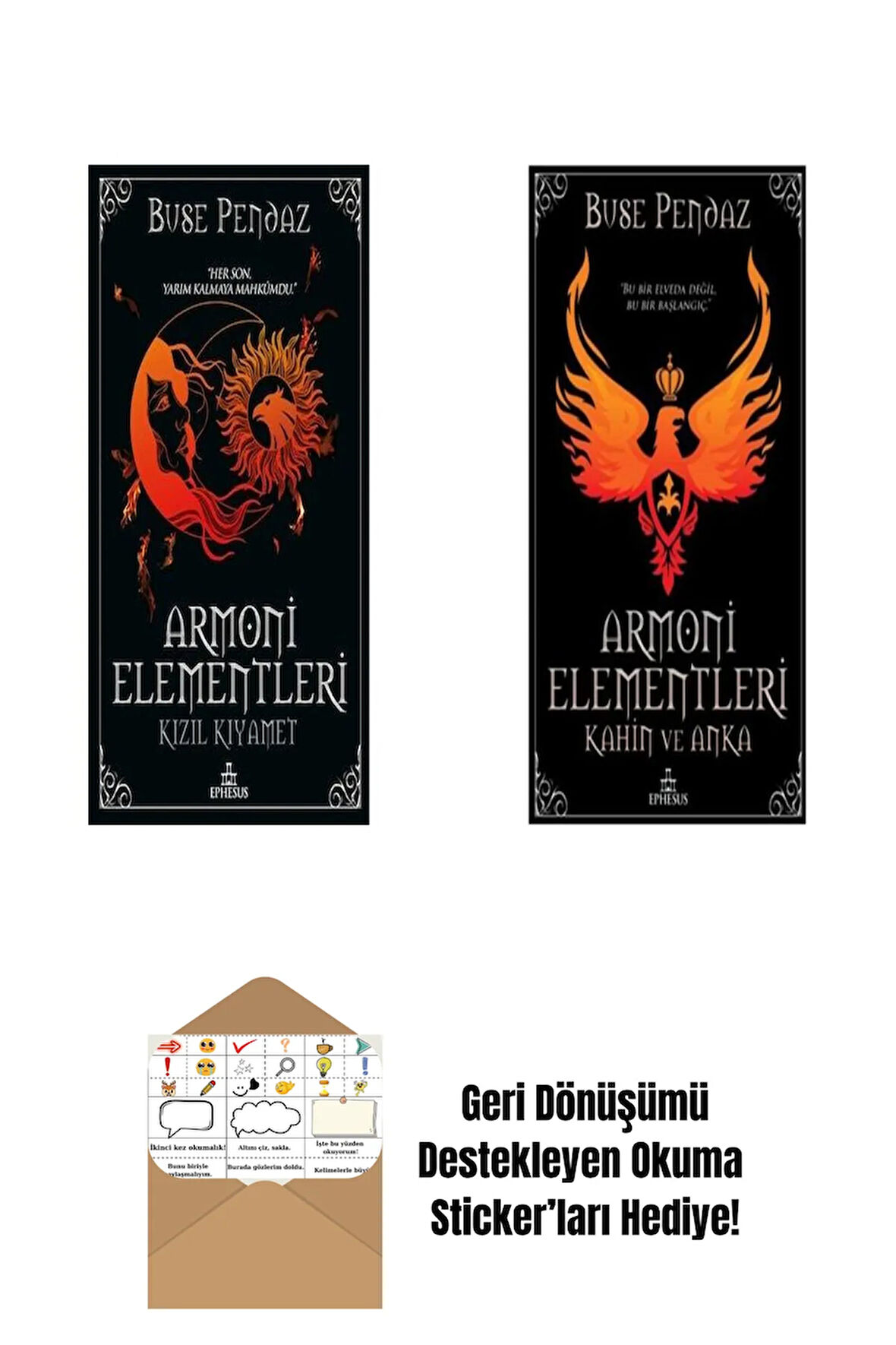 Buse Pendaz 2 Kitap Seti + Okuma Sticker'ları