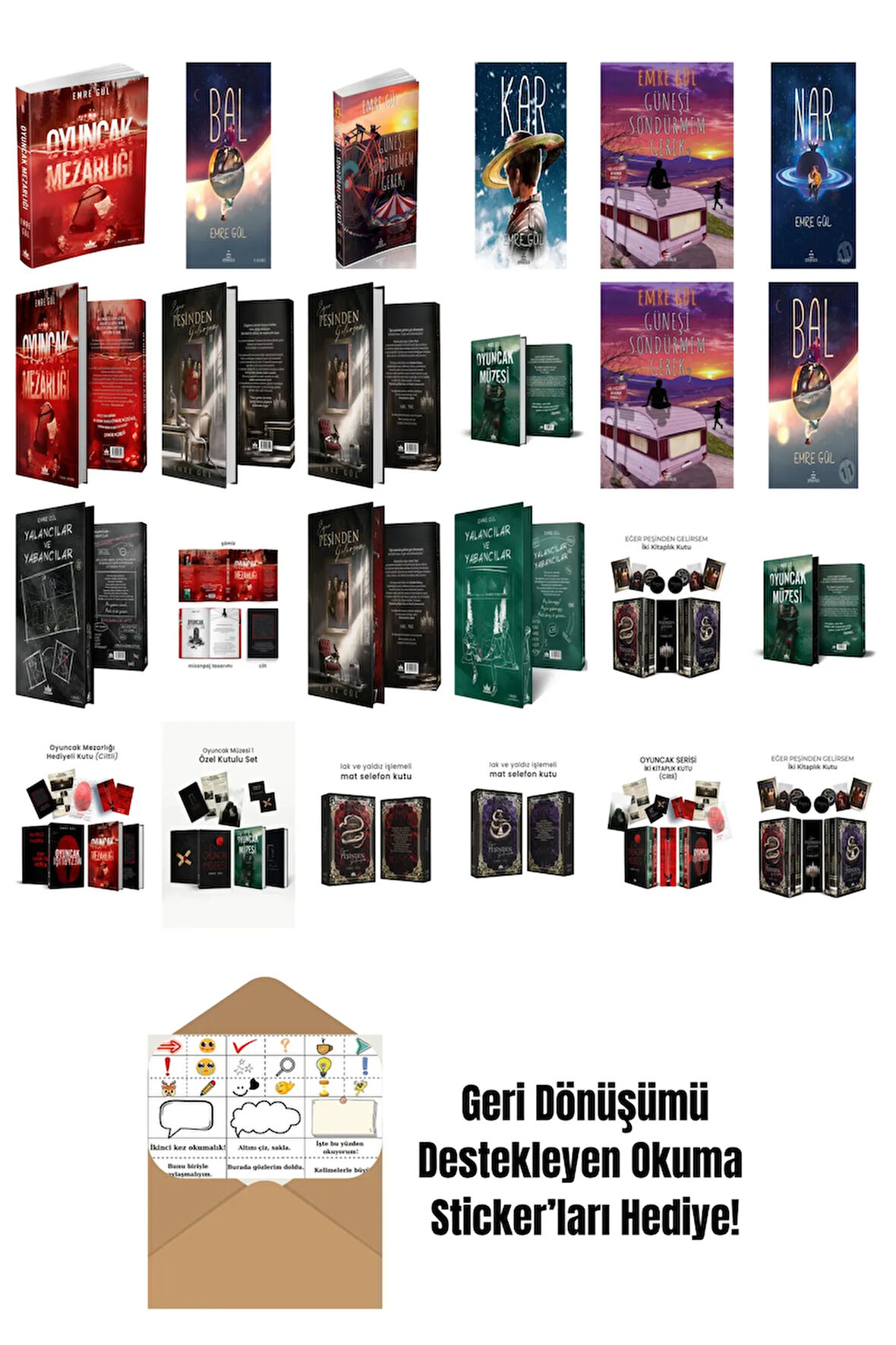 Emre Gül 24 Kitap Seti + Okuma Sticker'ları