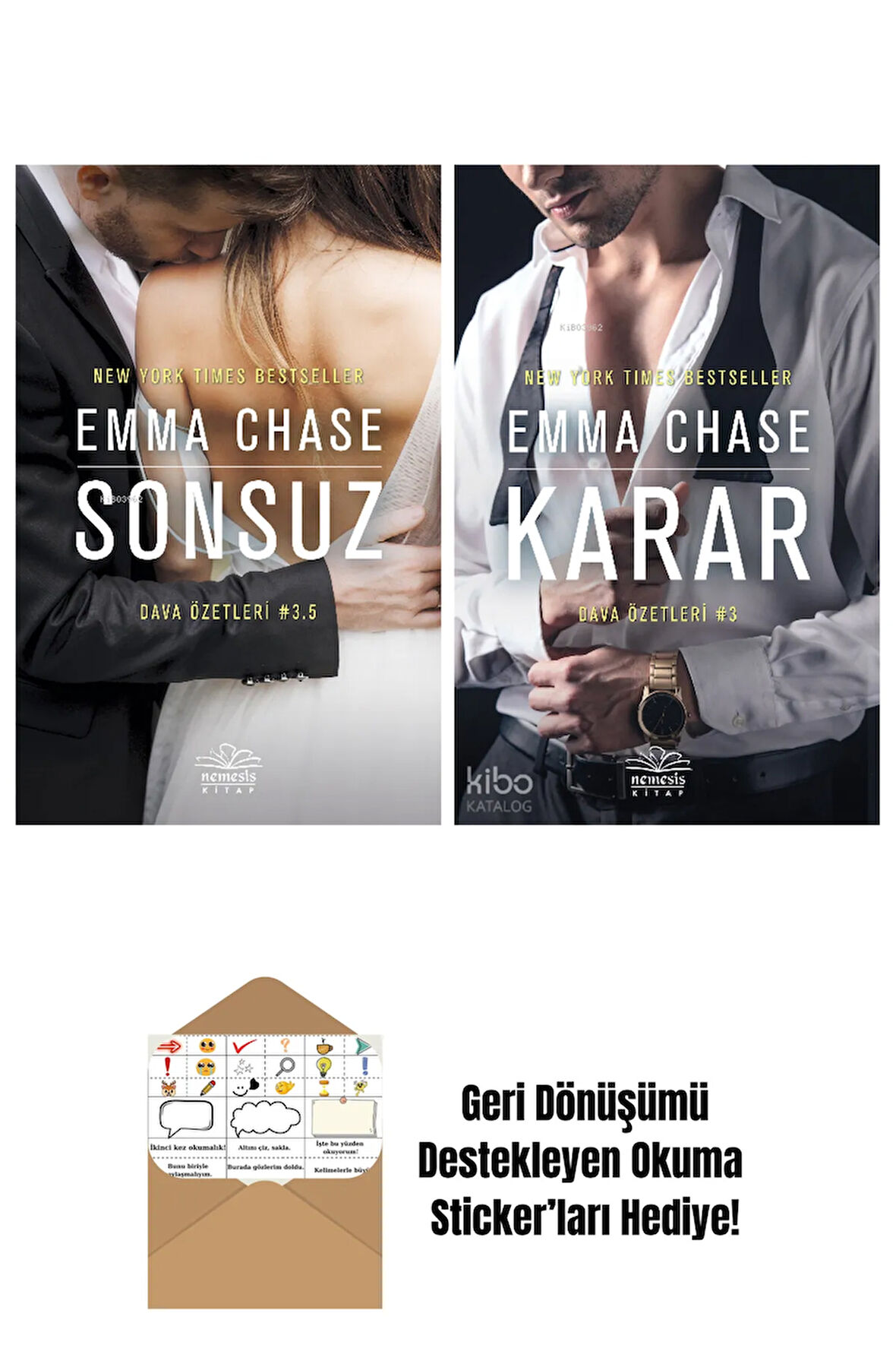 Emma Chase 2 Kitap Seti + Okuma Sticker'ları