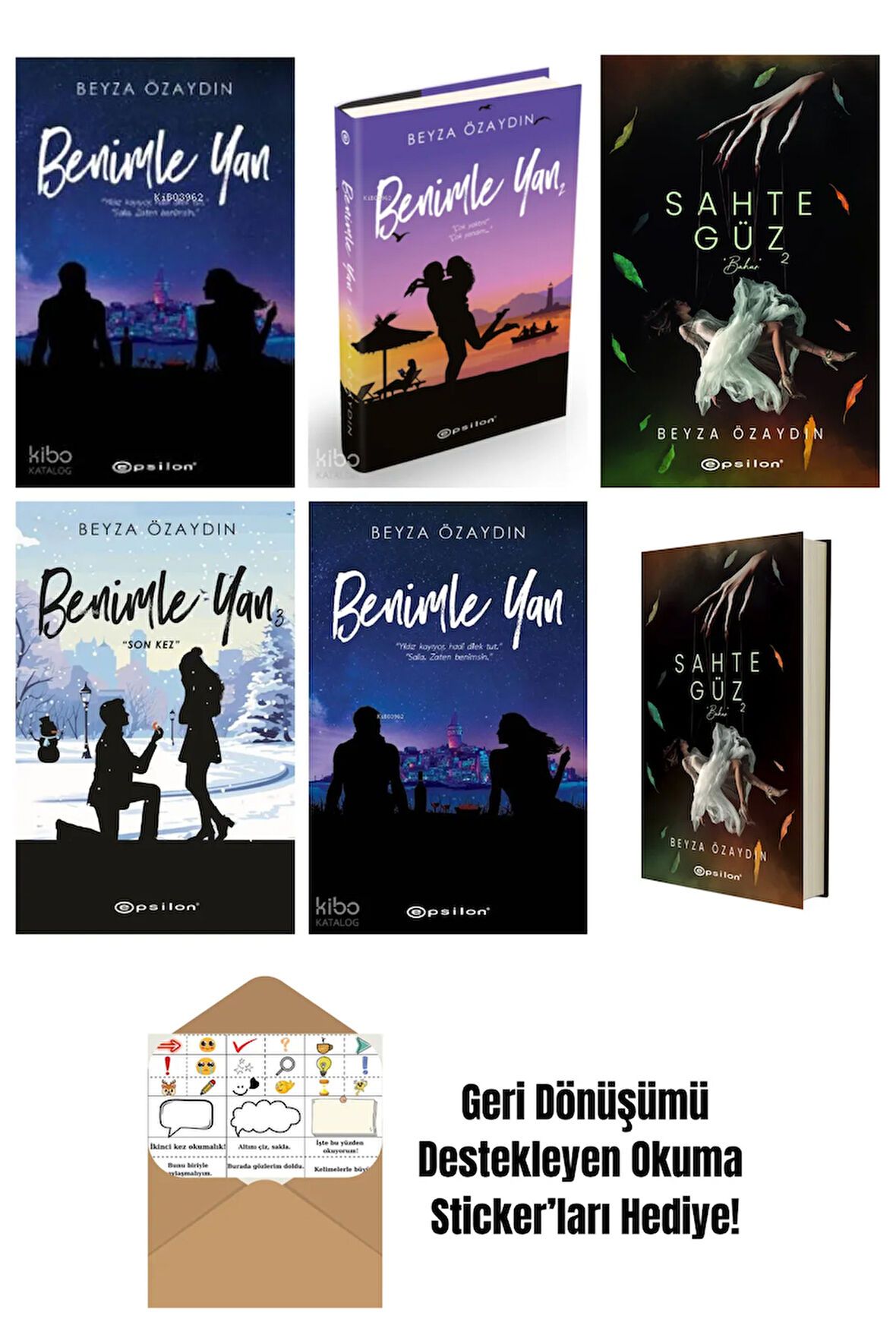Beyza Özaydın 6 Kitap Seti + Okuma Sticker'ları