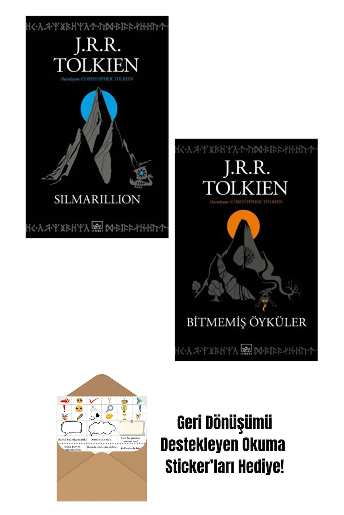 Silmarillion + Bitmemiş Öyküler + Okuma Sticker'ları