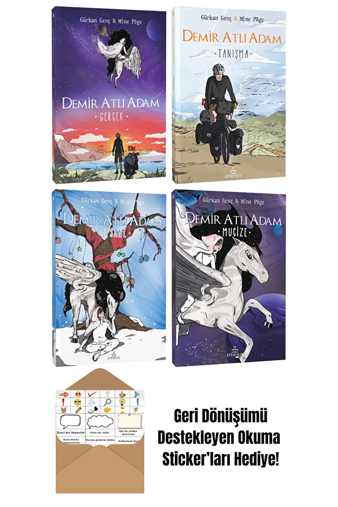 Gürkan Genç 4 Kitap Seti + Okuma Sticker'ları