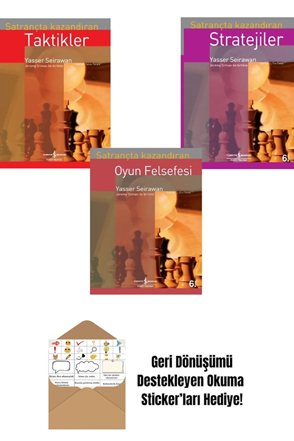 Satrançta Kazandıran Stratejiler + Okuma Sticker'ları