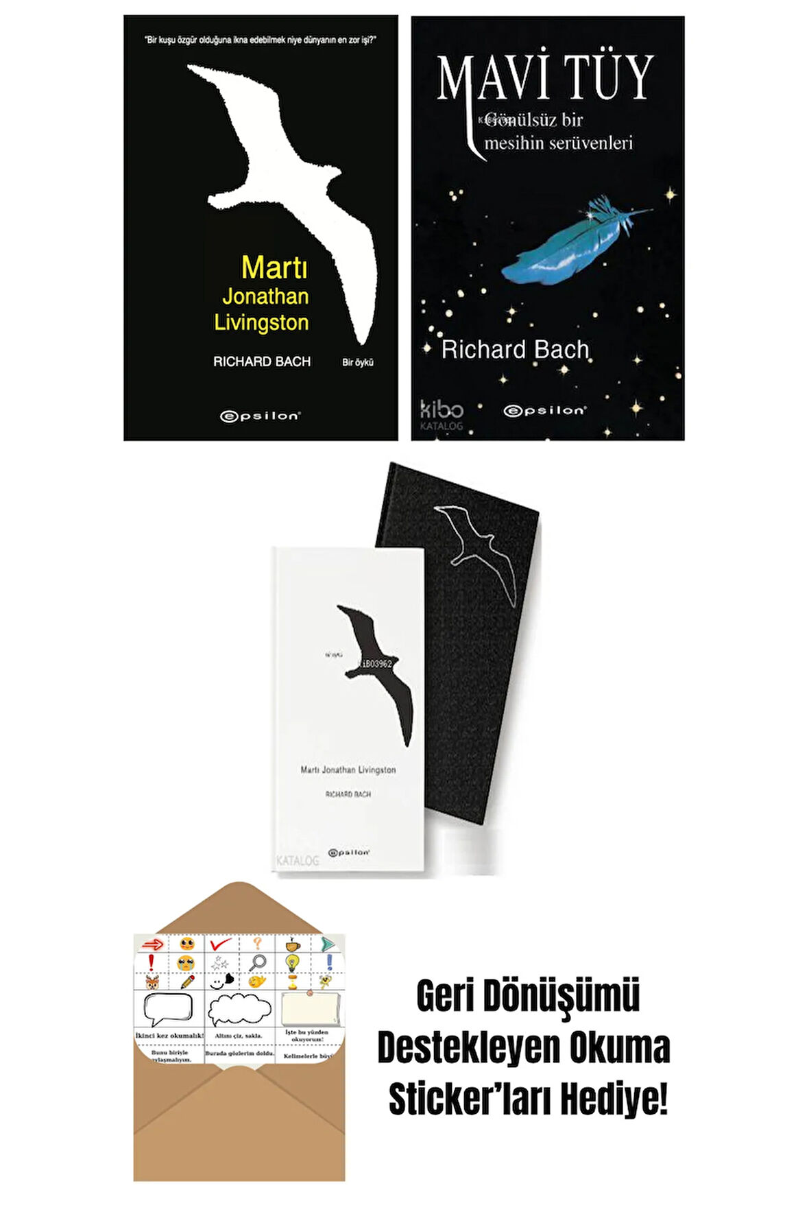 Rıfat Batur 3 Kitap Seti + Okuma Sticker'ları