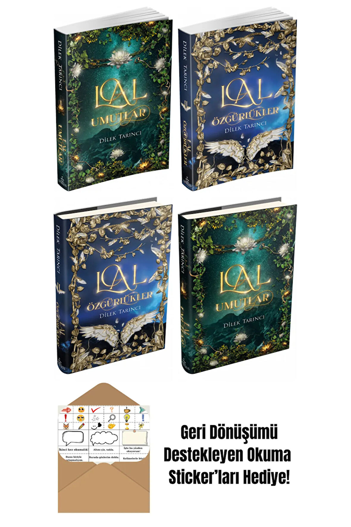 Dilek Tarıncı 4 Kitap Seti + Okuma Sticker'ları