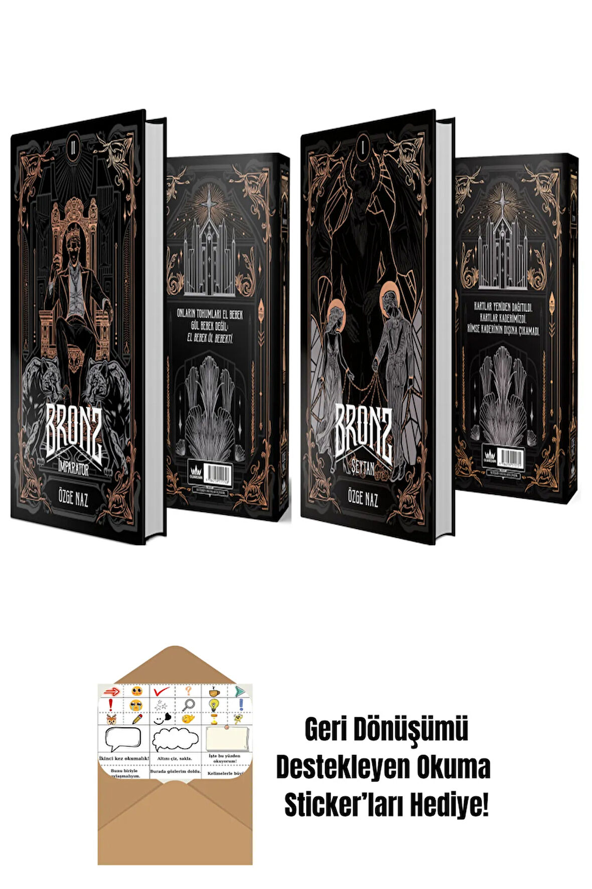 ÖZGE NAZ 2 Kitap Seti + Okuma Sticker'ları