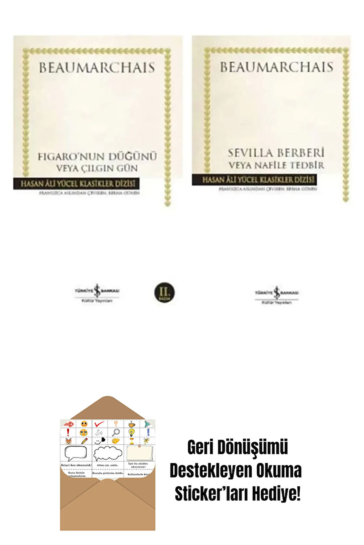Beaumarchais 2 Kitap Set + Okuma Sticker'ları