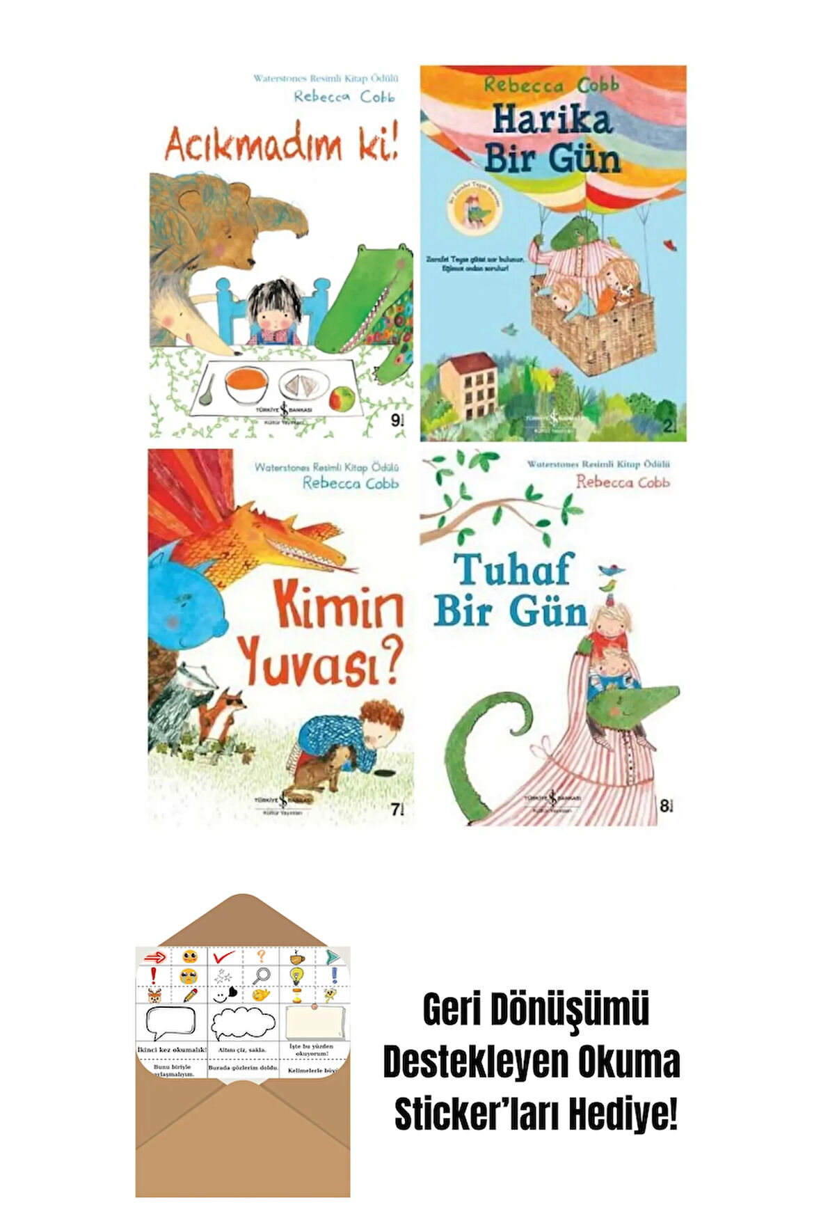Tuhaf Bir Gün 4'lü Resimli Hikaye Seti + Okuma Sticker'ları