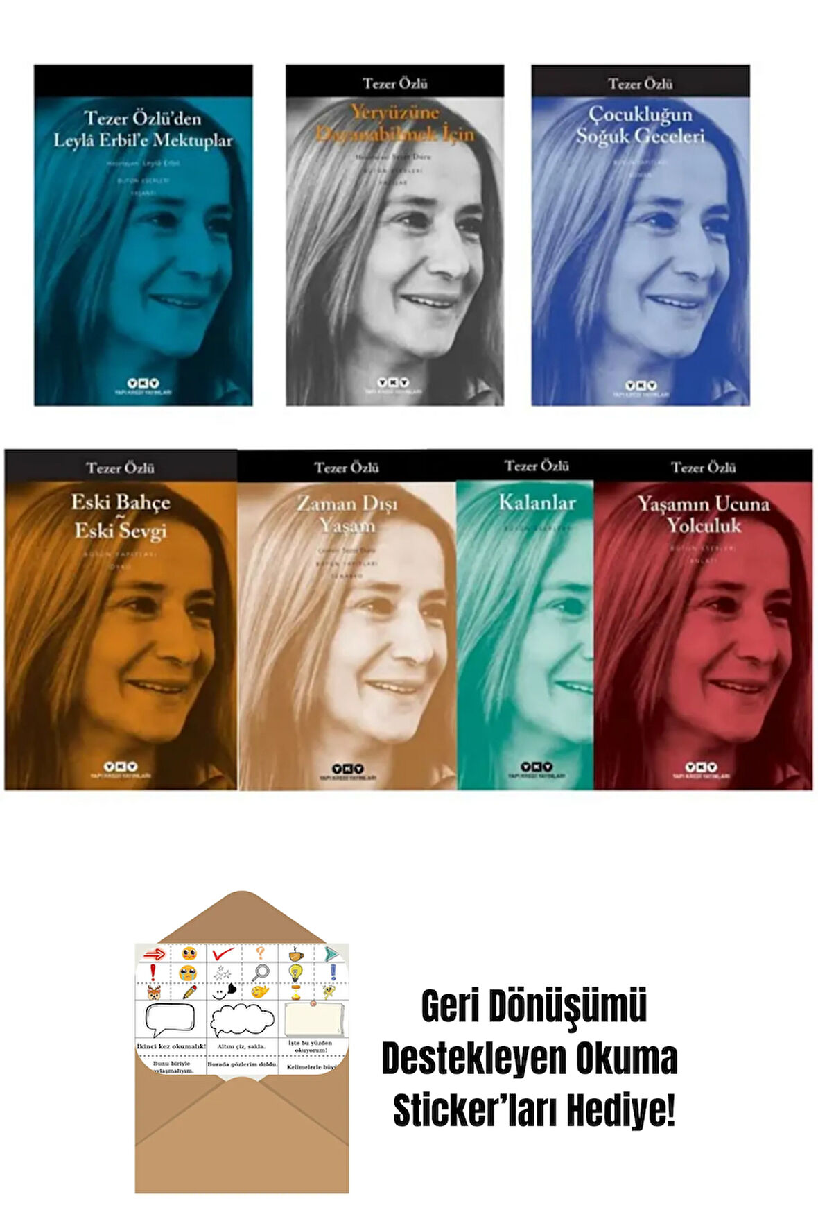 Tezer Özlü Şiir Seti + Okuma Sticker'ları