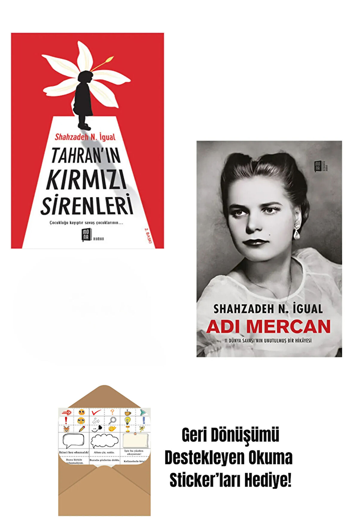 Shahzadeh N. İgual - Tahran'ın Kırmızı Sirenleri - Adı Mercan + Okuma Sticker'ları