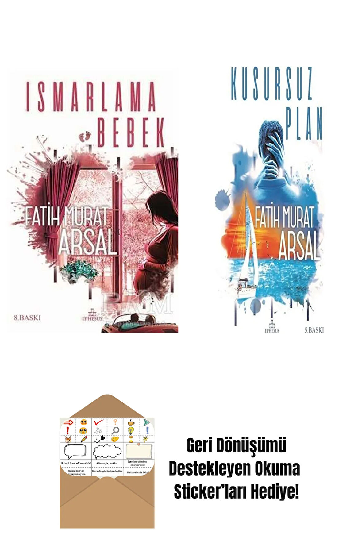 Fatih Murat Arsal 2 Kitap Seti + Okuma Sticker'ları
