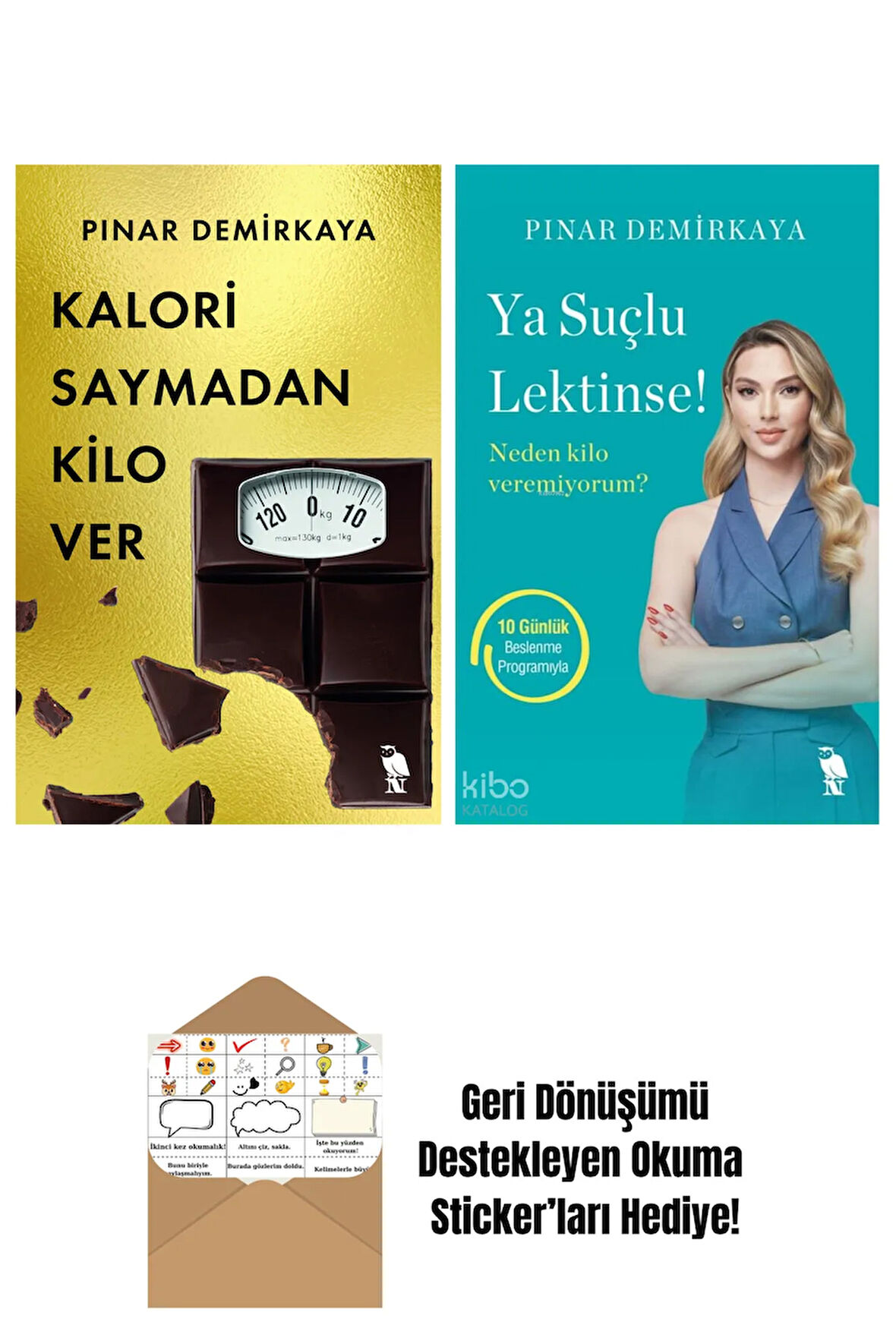 Pınar Demirkaya 2 Kitap Seti + Okuma Sticker'ları