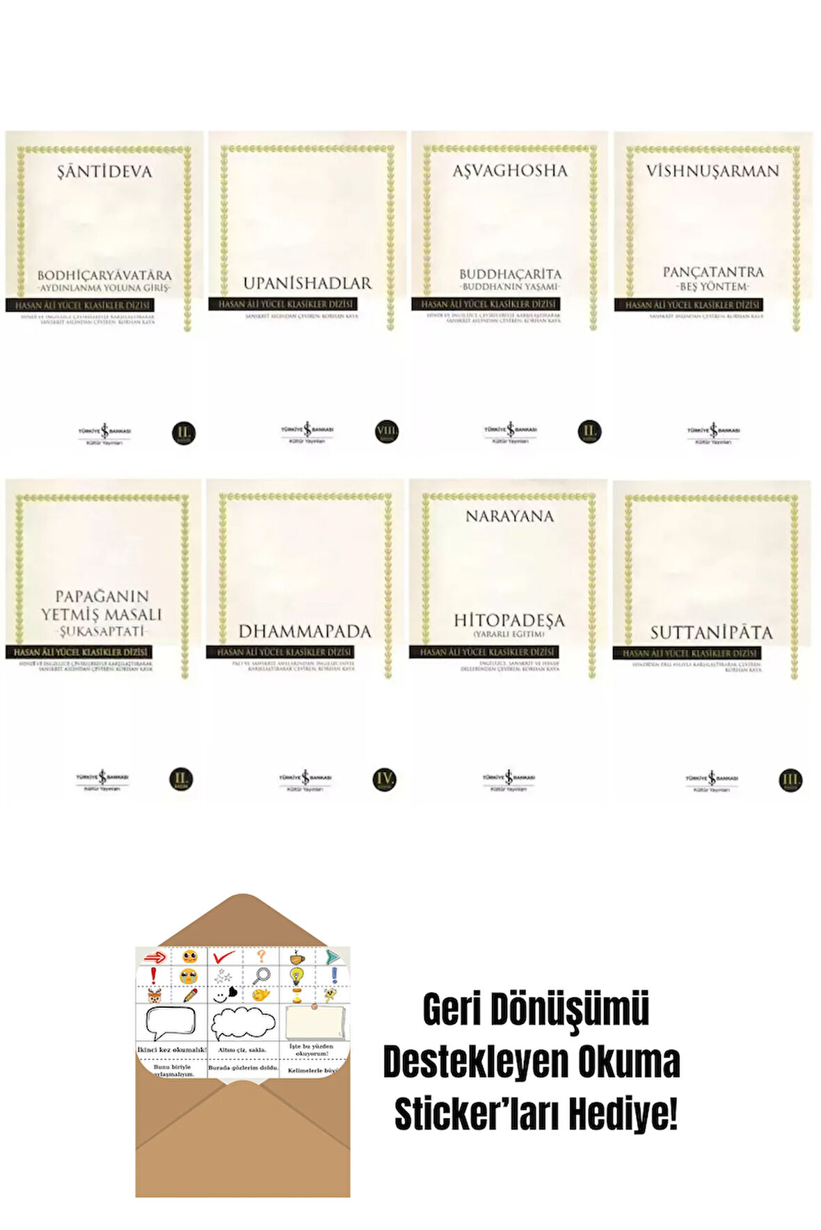 Hint Felsefe Klasikleri 8 Kitap Set + Okuma Sticker'ları
