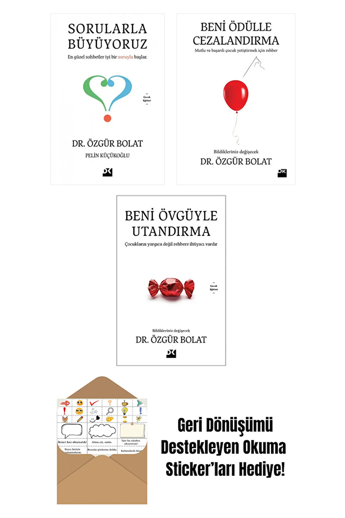 Özgür Bolat 3 Kitap Set + Okuma Sticker'ları