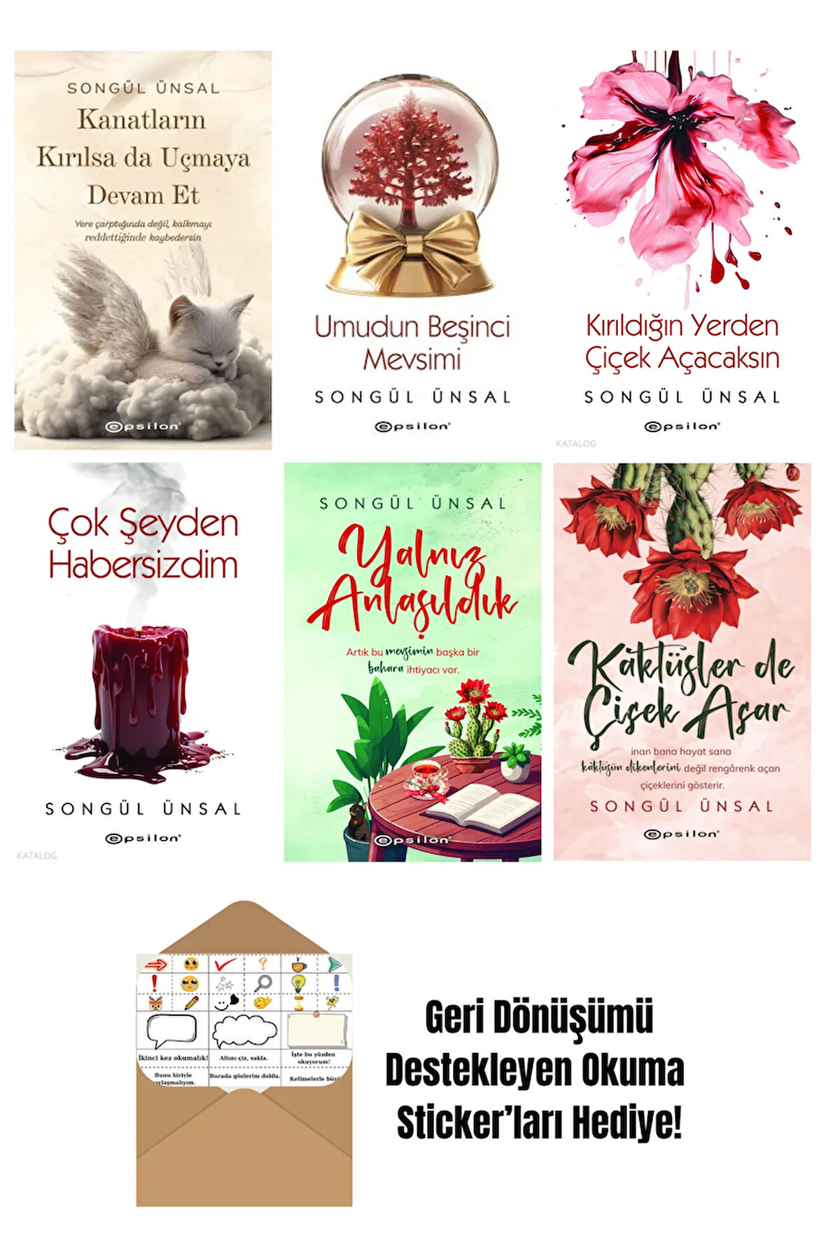 Songül Ünsal 6 Kitap Seti + Okuma Sticker'ları