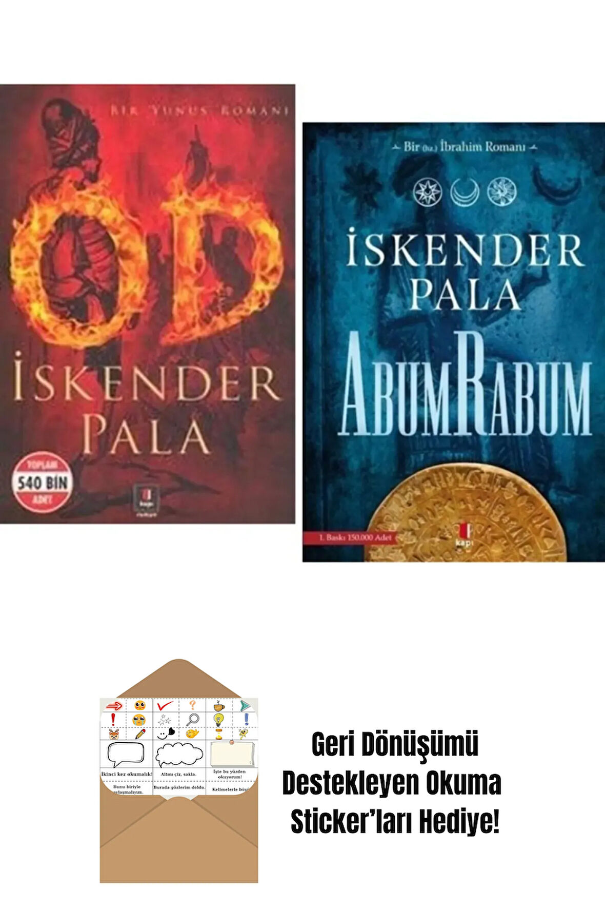 Od Abum Rabum 2 Kitap Set İskender Pala + Okuma Sticker'ları