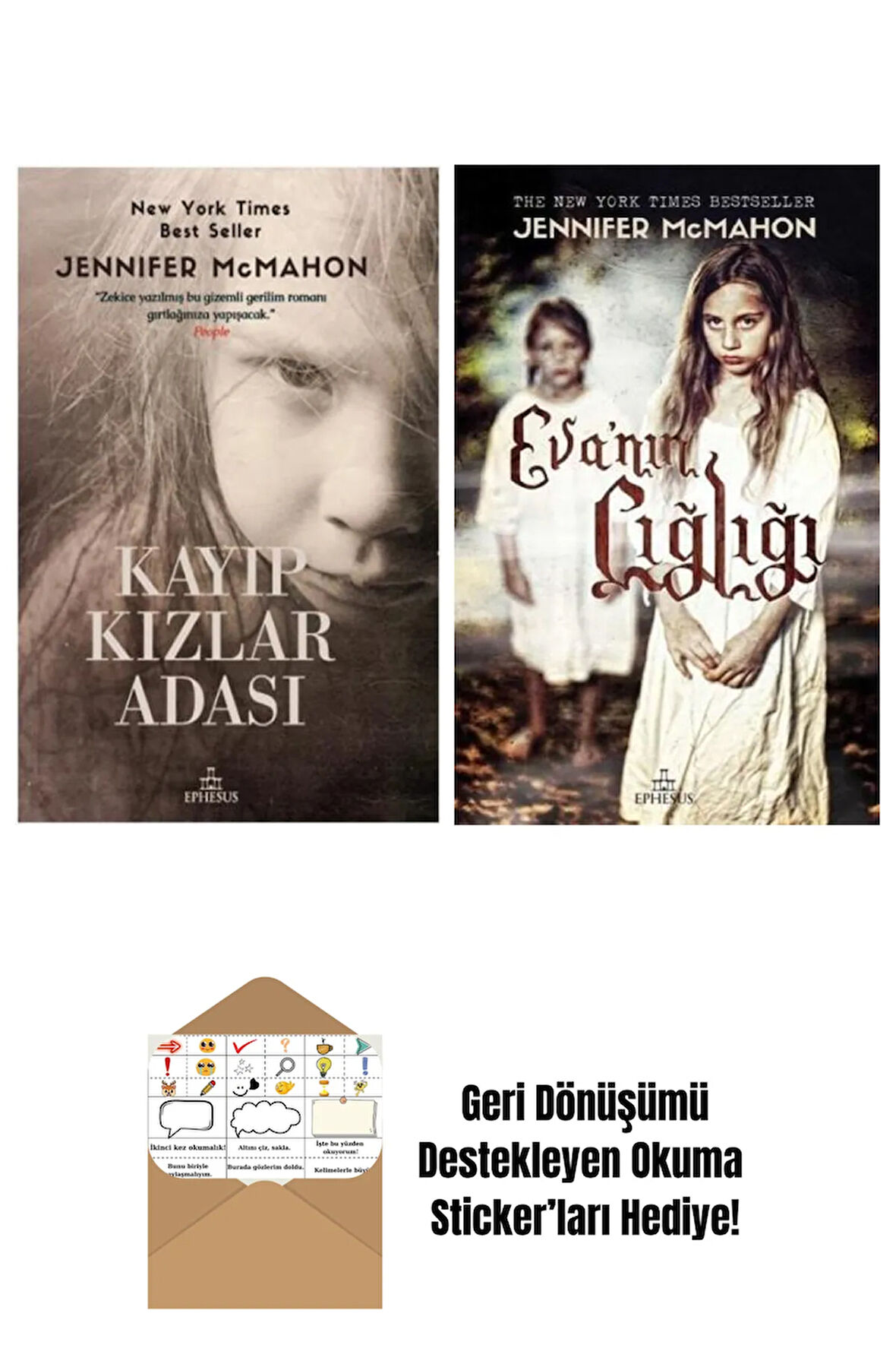 Jennifer McMahon 2 Kitap Seti + Okuma Sticker'ları