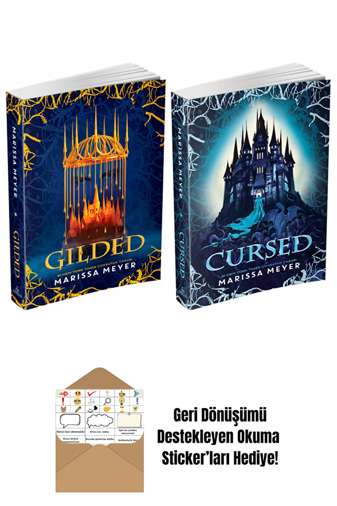 Marissa Meyer 2 Kitap Seti + Okuma Sticker'ları