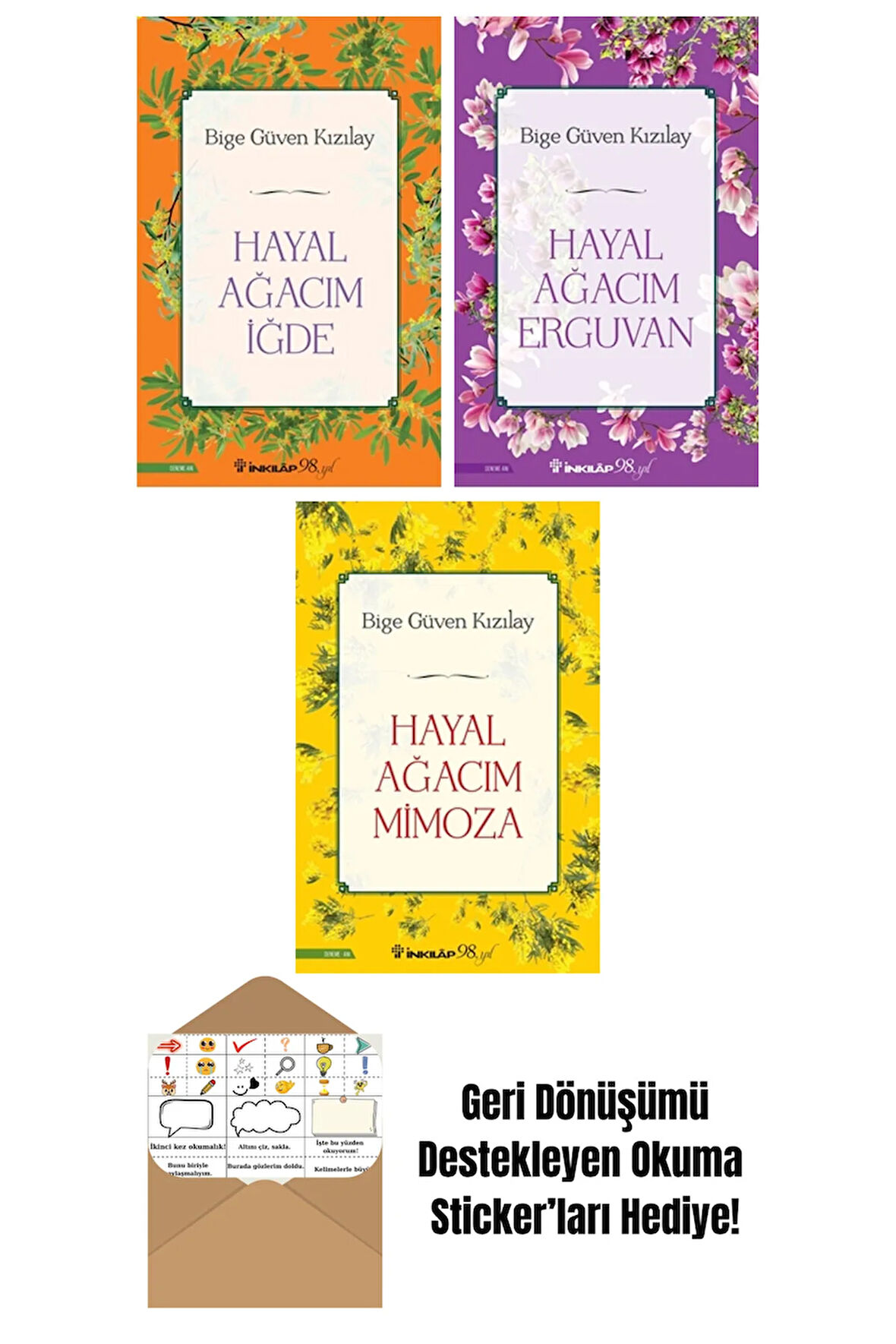 Bige Güven Kızılay 3 Kitap Seti + Okuma Sticker'ları