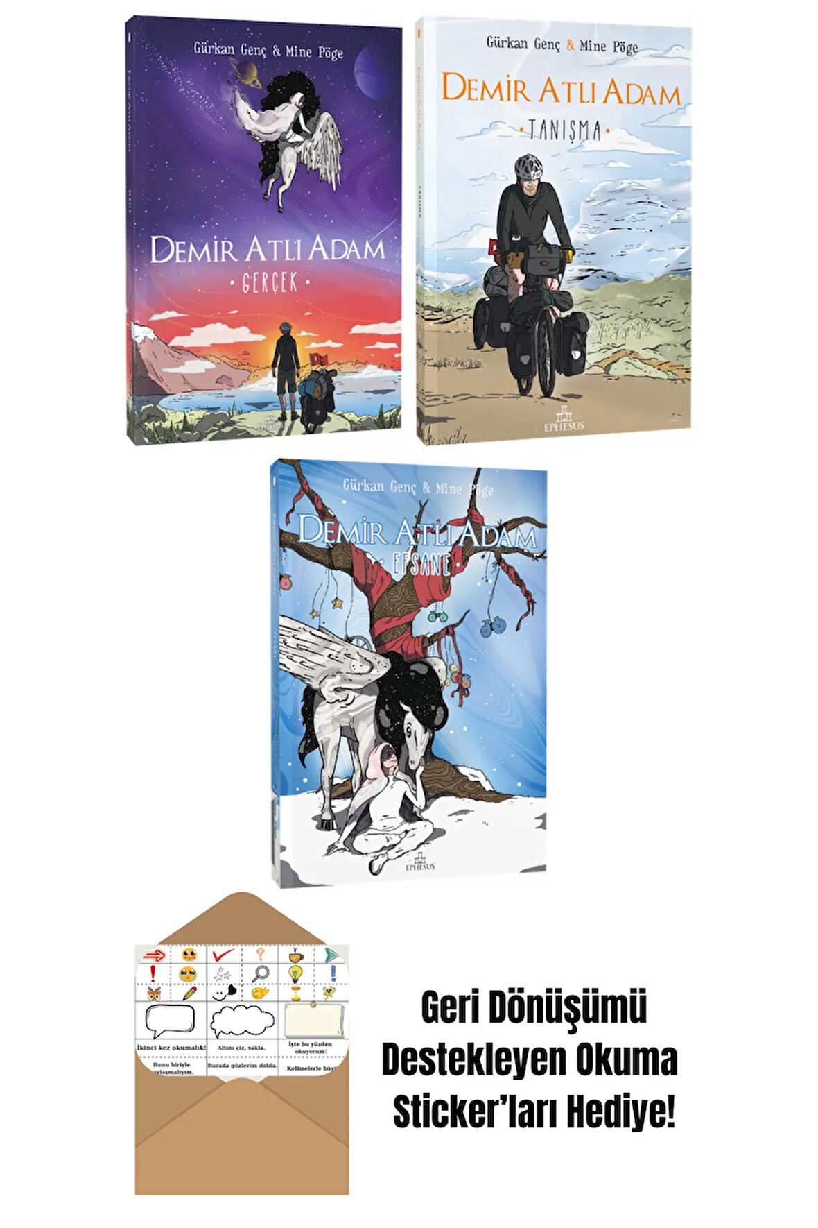Gürkan Genç 3 Kitap Seti + Okuma Sticker'ları