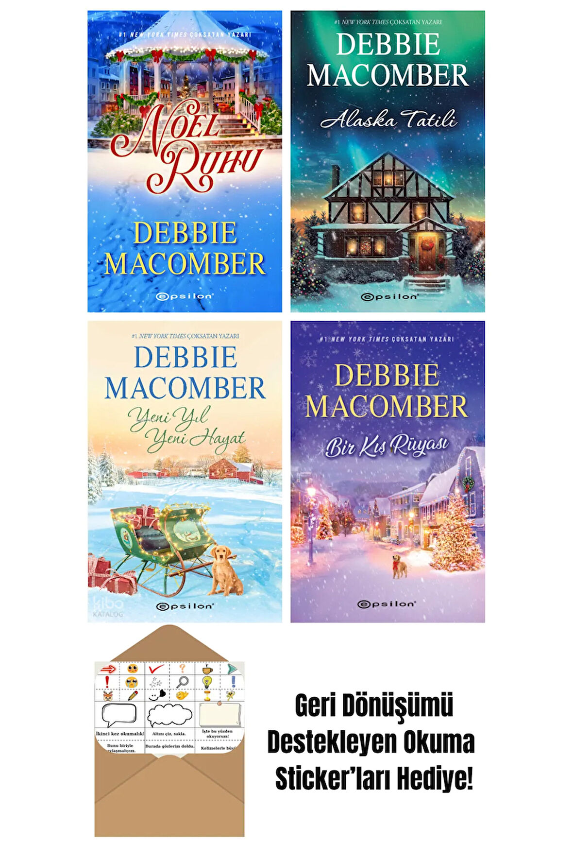 Debbie Macomber 4 Kitap Seti + Okuma Sticker'ları