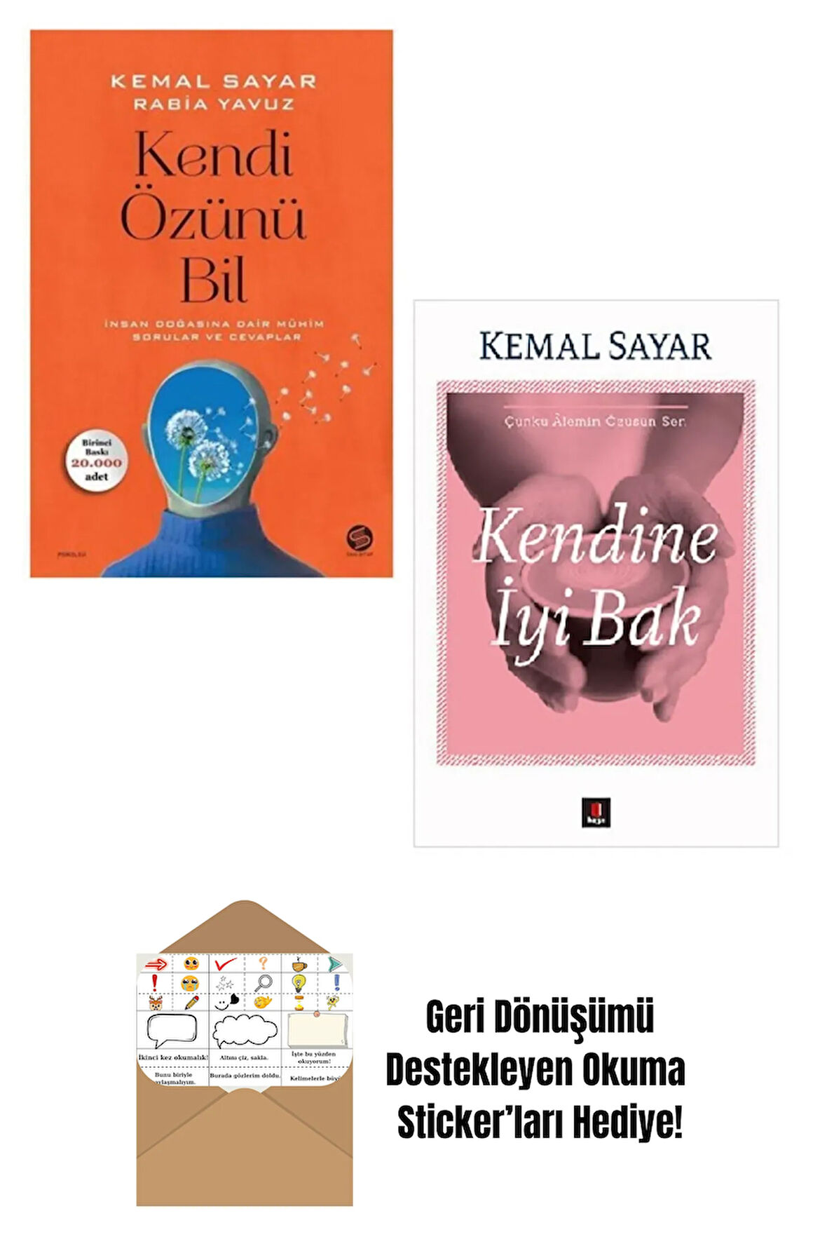 Kemal Sayar 2 Kitap Set / Kendi Özünü Bil + Kendine İyi Bak