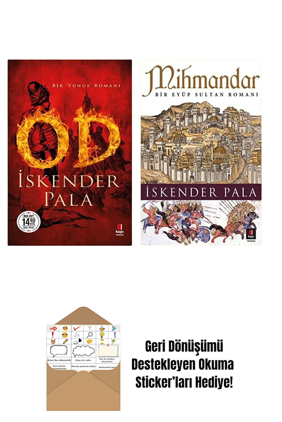Od - Mihmandar 2 Kitap Set + Okuma Sticker'ları